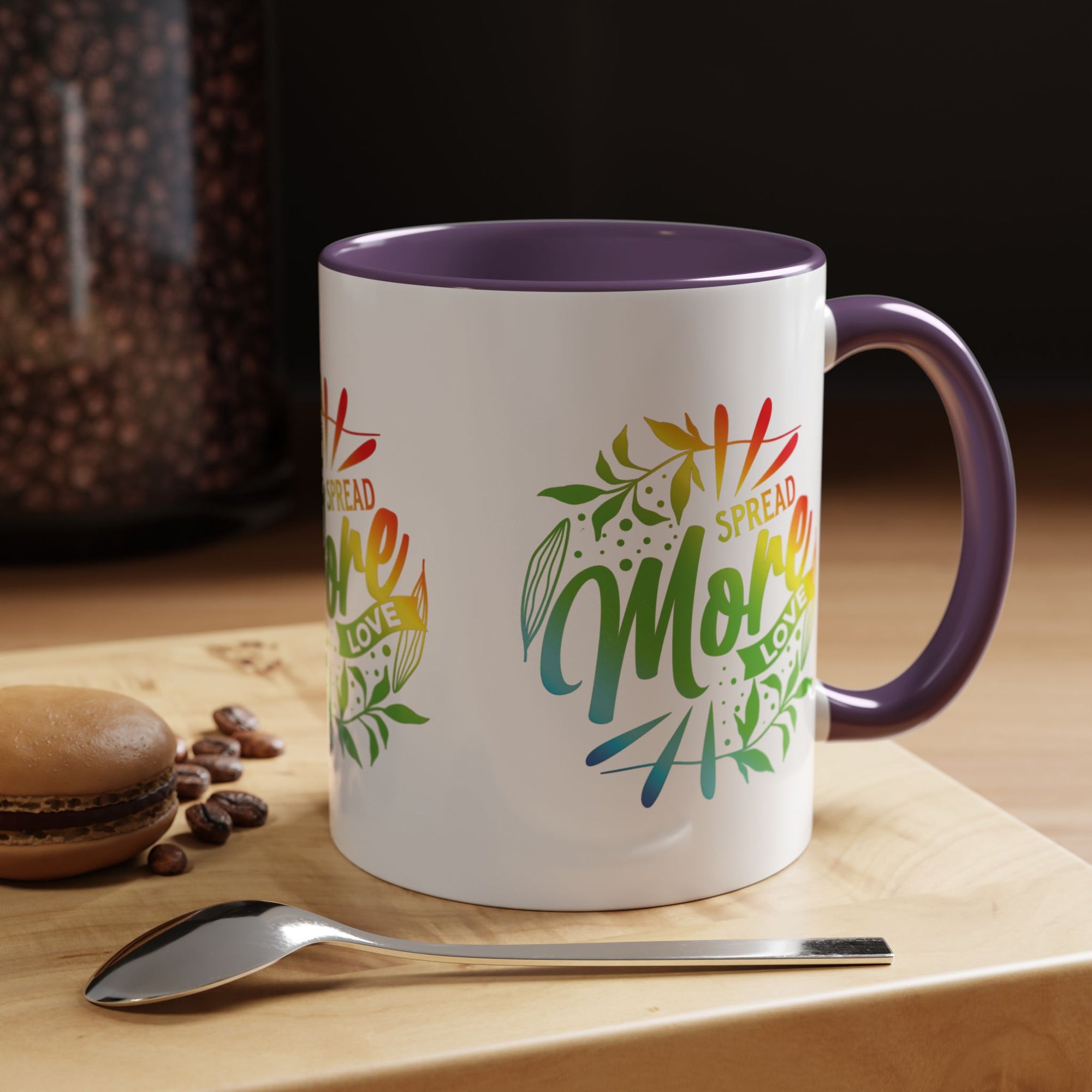Spread more Love Accent Coffee Mug - Inspirational Design