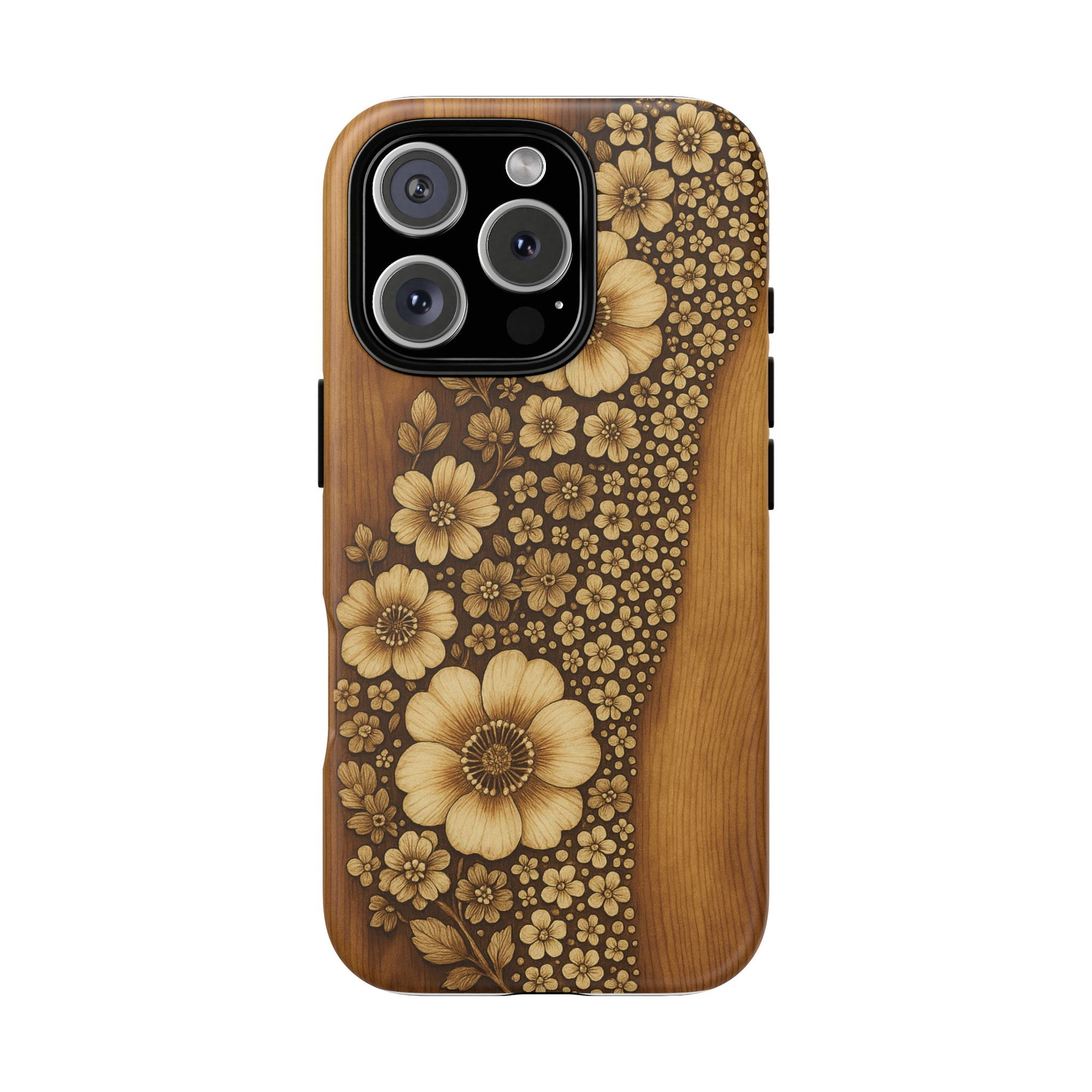 Floral Phone Case - Tough Cases, Protective Cover, Floral Design, Nature Lover Gift, Phone Accessory, Trendy Gadget