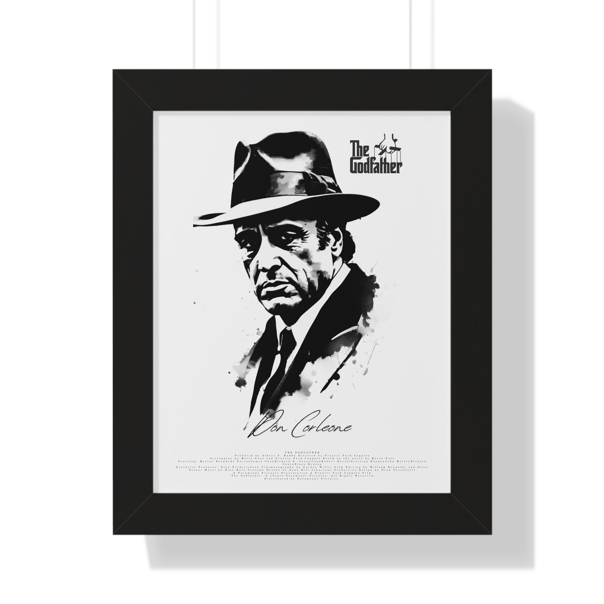Don Corleone Framed Vertical Poster