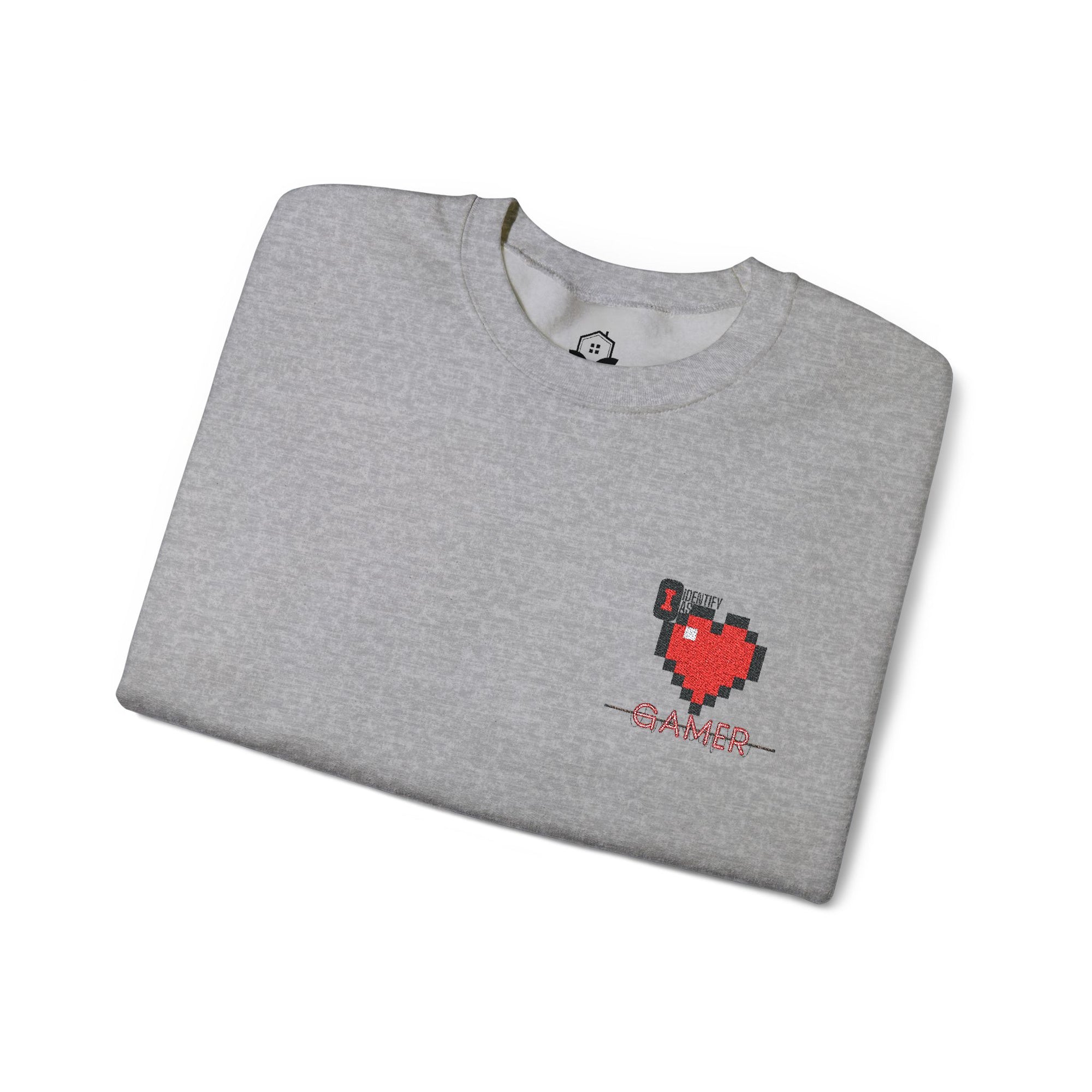 I identify as Gamer Tee - Unisex Heavy Blend™ Crewneck Sweatshirt