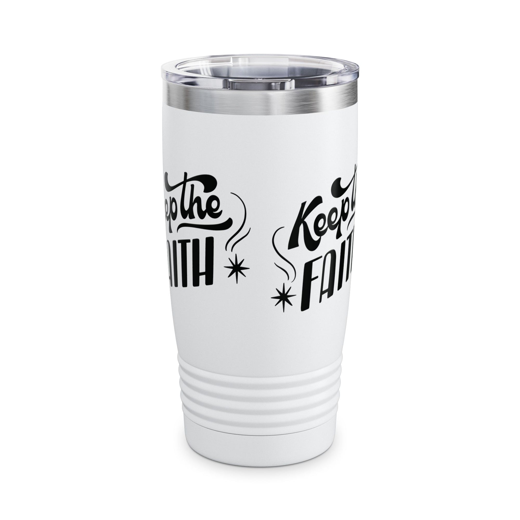 Keep the Faith Ringneck Tumbler - 20oz Inspirational Travel Mug
