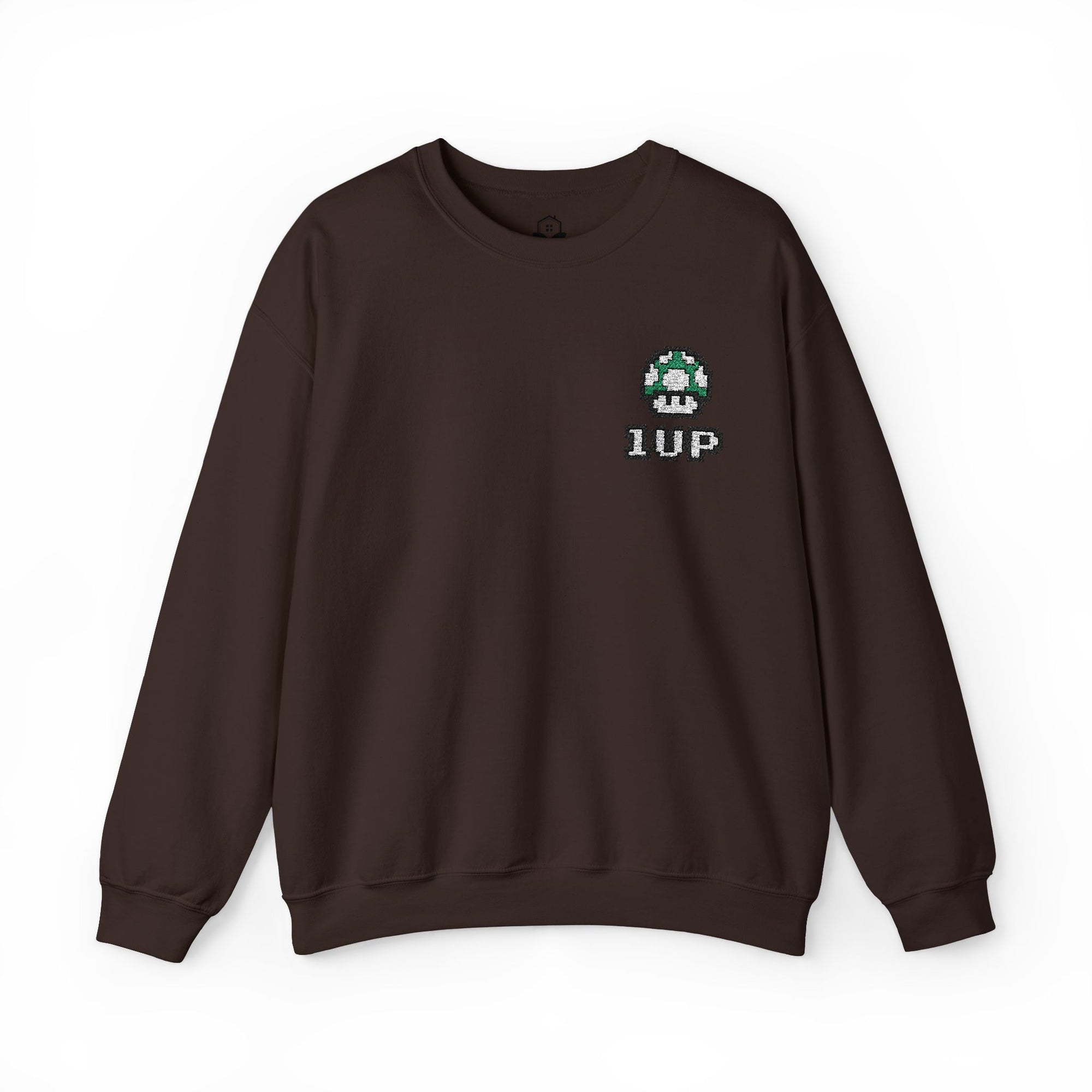 1UP Mushroom - Unisex Heavy Blend™ Crewneck Sweatshirt