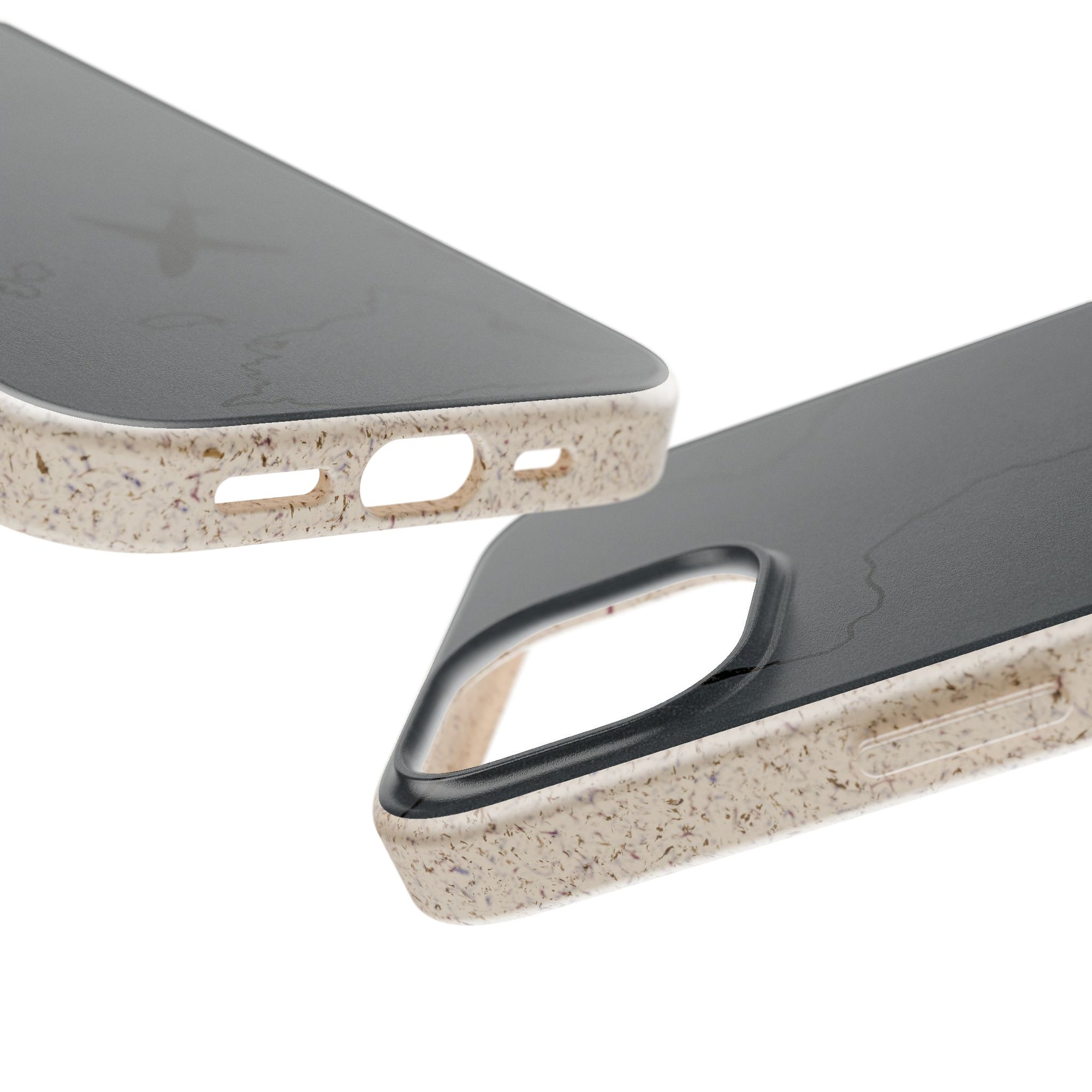 Airplane Map Biodegradable Phone Case, Eco-Friendly Phone Cover, Travel Gift, Sustainable Accessory, Nature Lover Gift