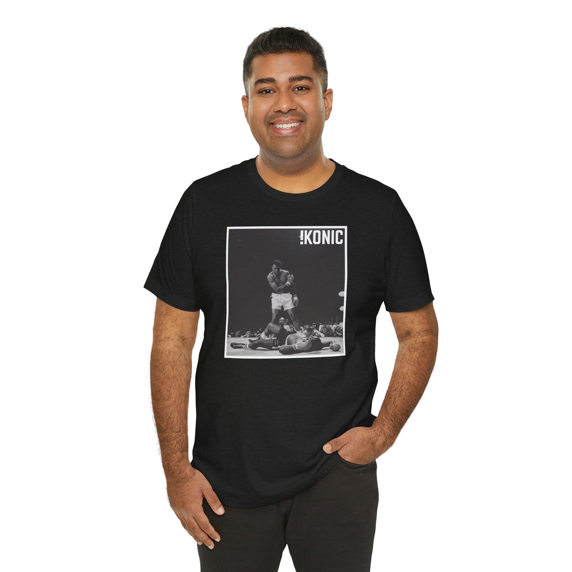 IKONIC Unisex Jersey Tee - Casual Graphic Top for Sports Fans, Everyday Wear, Gift for Him/Her, Street Style Fashion, The Boxer