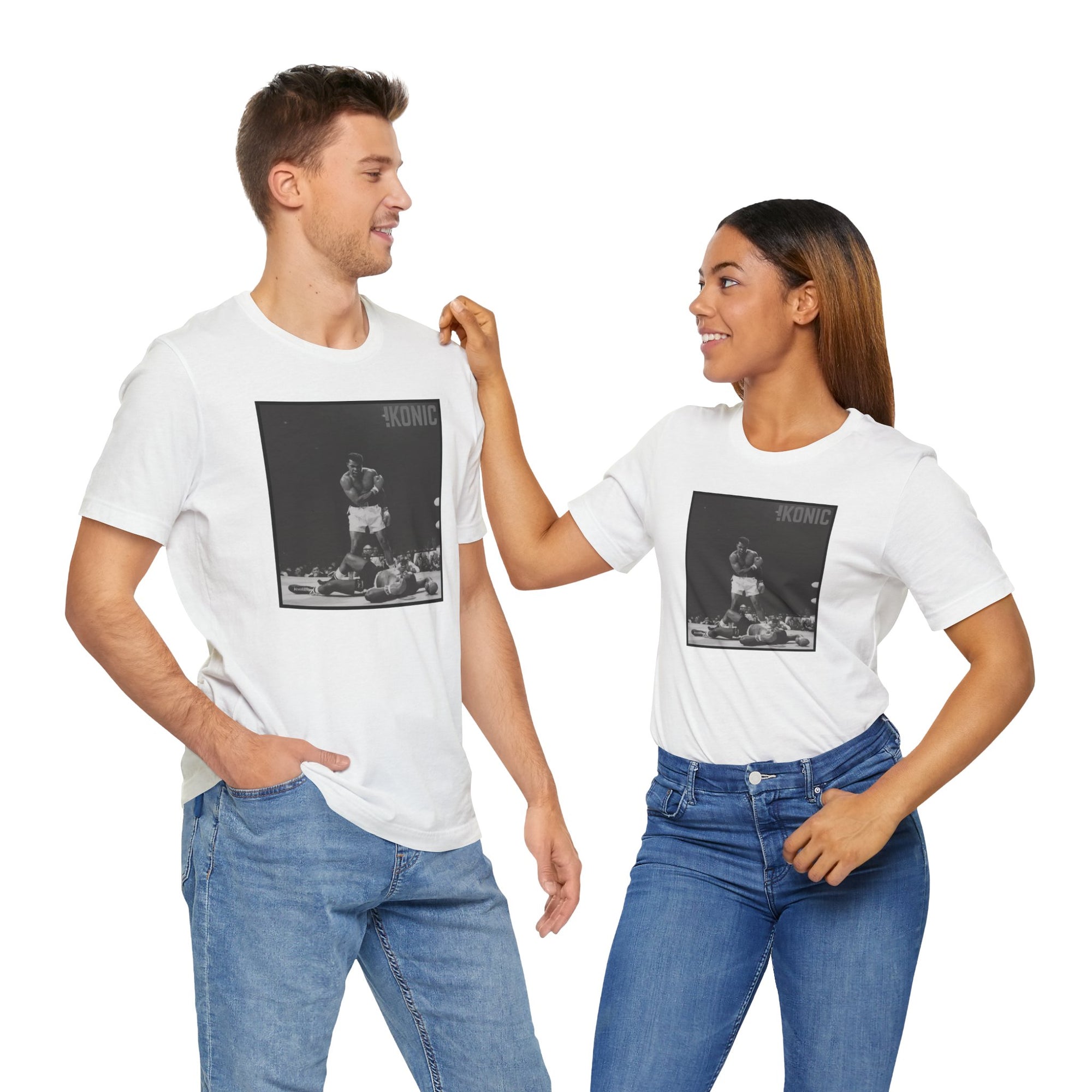 IKONIC Unisex Jersey Tee - Casual Graphic Top for Sports Fans, Everyday Wear, Gift for Him/Her, Street Style Fashion, The Boxer