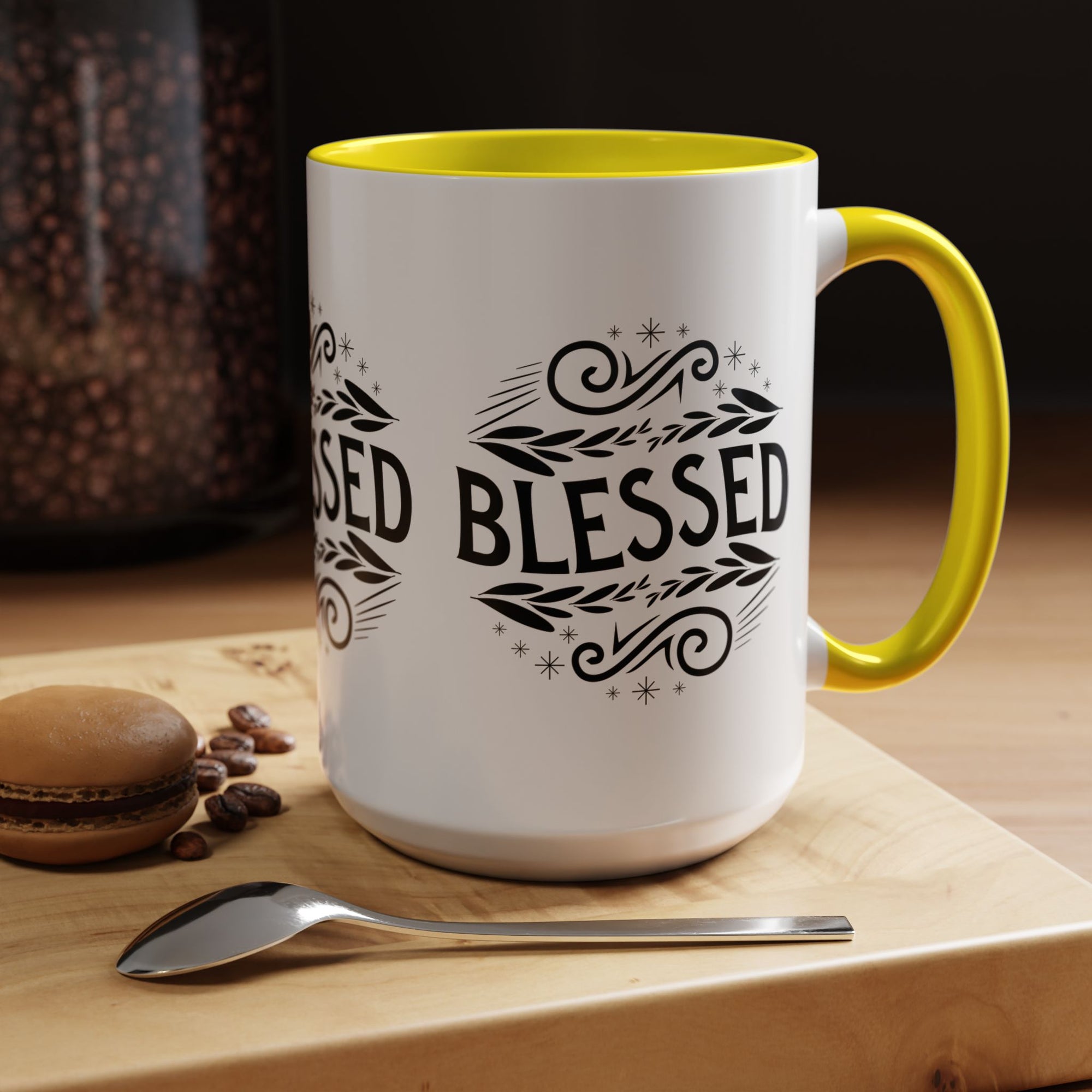 Blessed Accent Coffee Mug - Inspirational Design