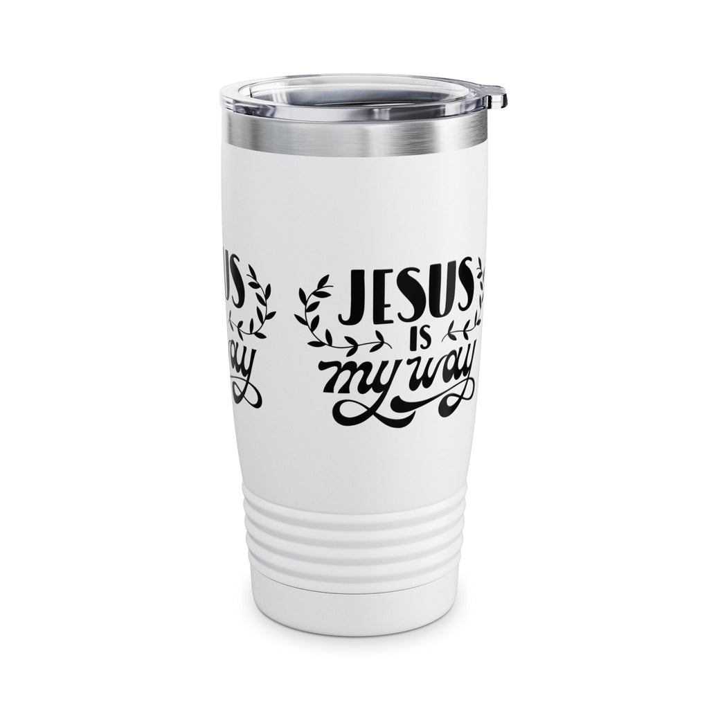 Jesus is My Way Ringneck Tumbler - 20oz Inspirational Travel Mug