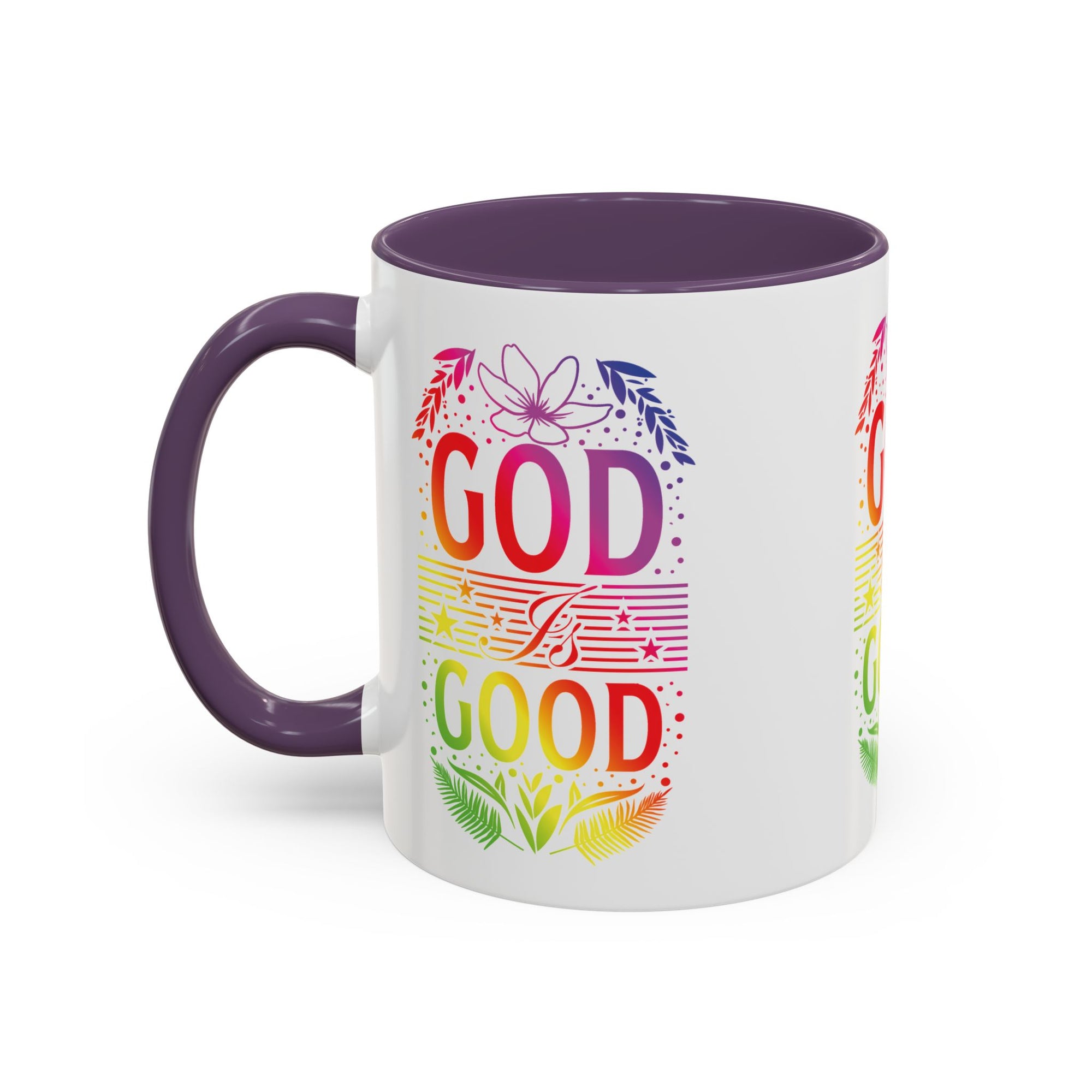 God is Good Accent Coffee Mug - Inspirational Design