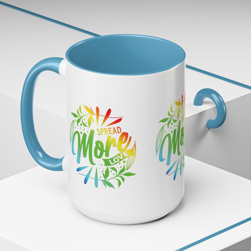 Spread more Love Accent Coffee Mug - Inspirational Design