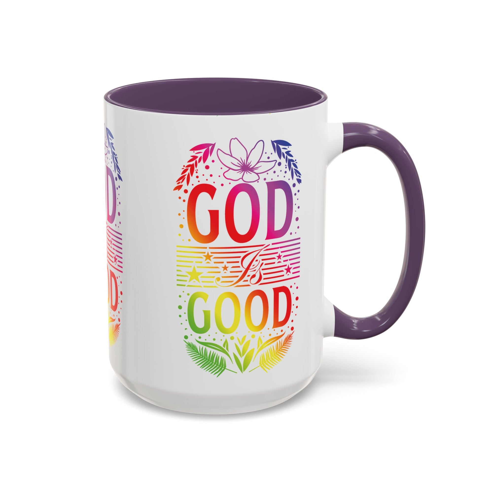 God is Good Accent Coffee Mug - Inspirational Design