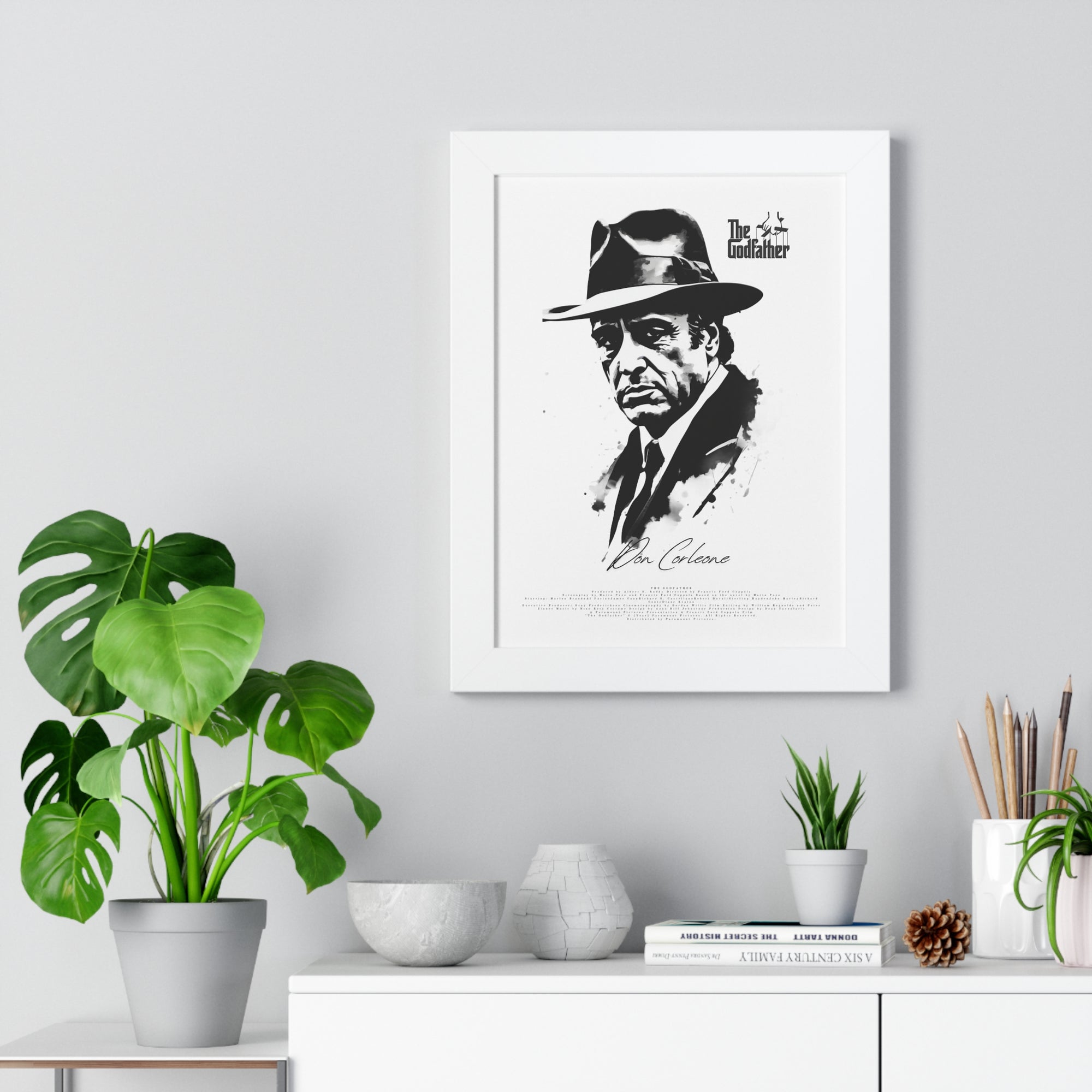 Don Corleone Framed Vertical Poster