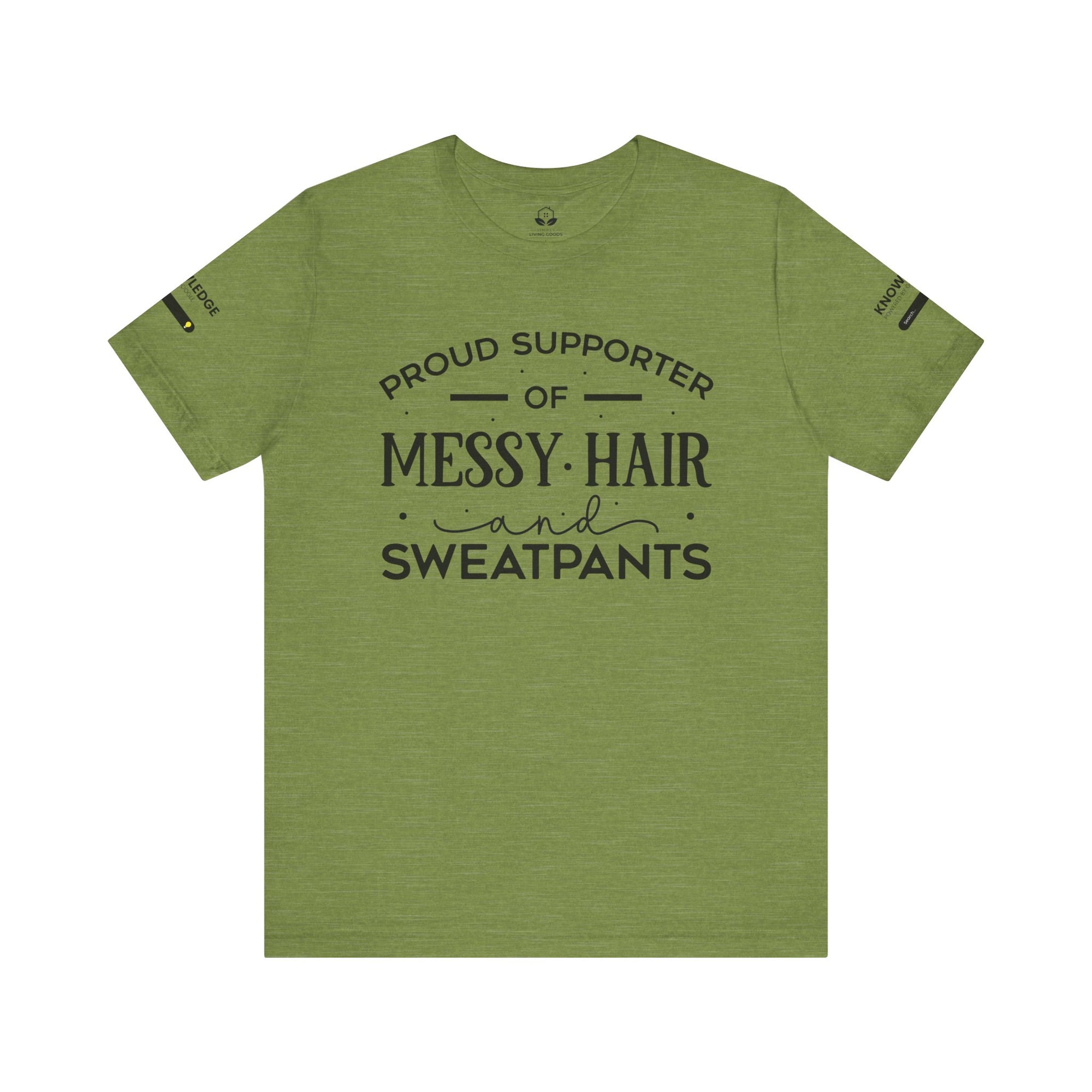Unisex Jersey Tee with 'Messy Hair' Quote - Perfect for Everyday Wear