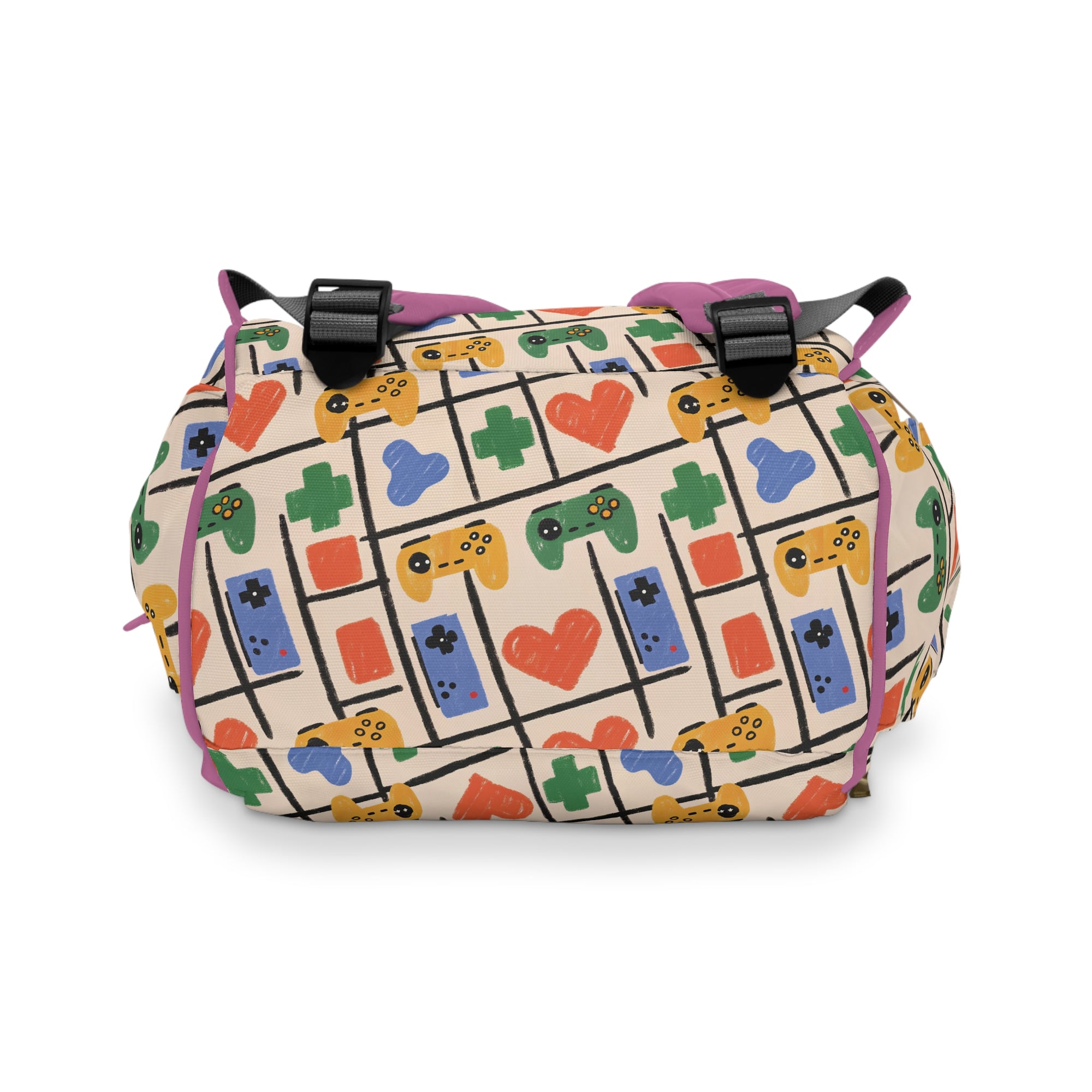 Colorful Multifunctional Diaper Backpack - Trendy Baby Bag for New Parents