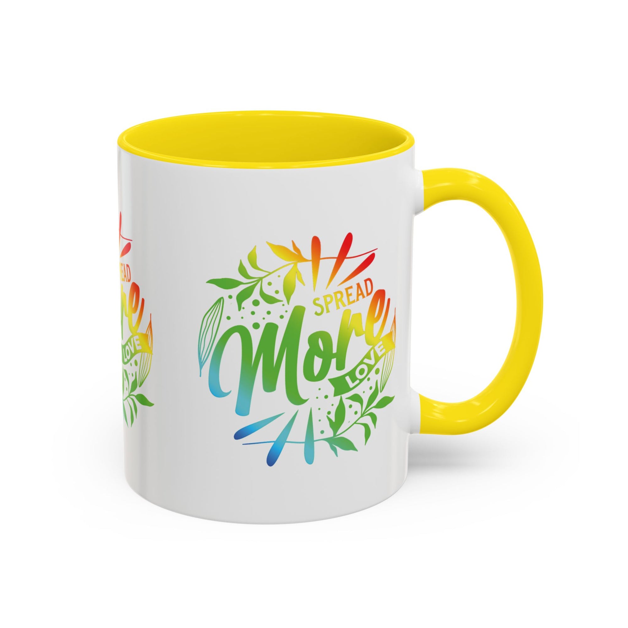Spread more Love Accent Coffee Mug - Inspirational Design