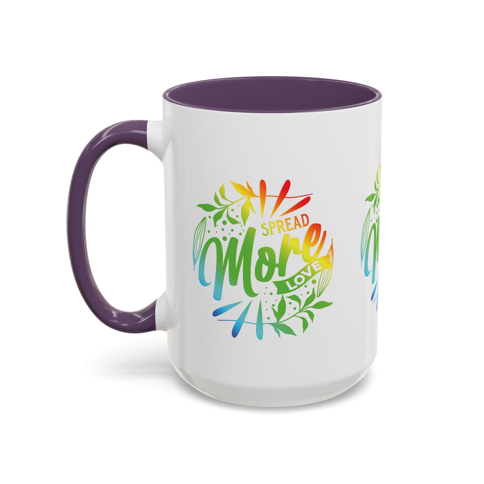 Spread more Love Accent Coffee Mug - Inspirational Design