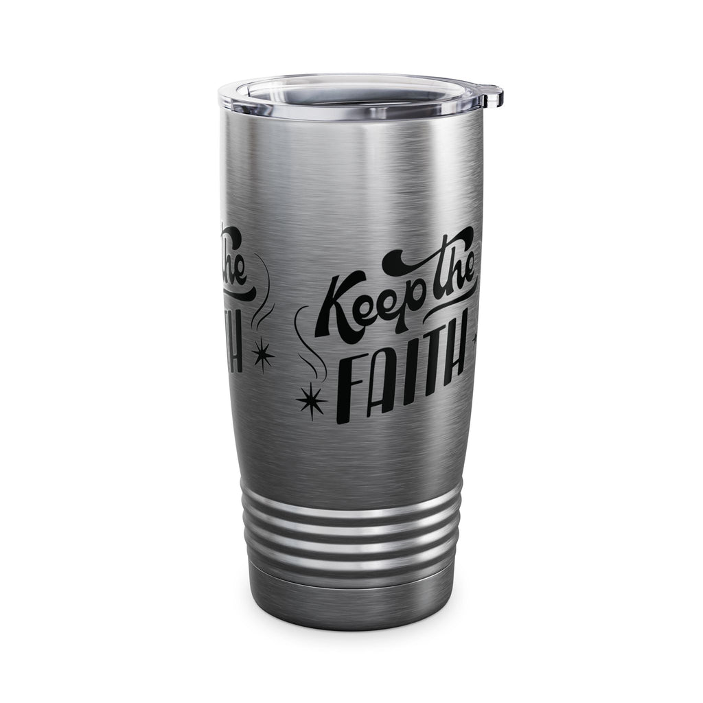 Keep the Faith Ringneck Tumbler - 20oz Inspirational Travel Mug