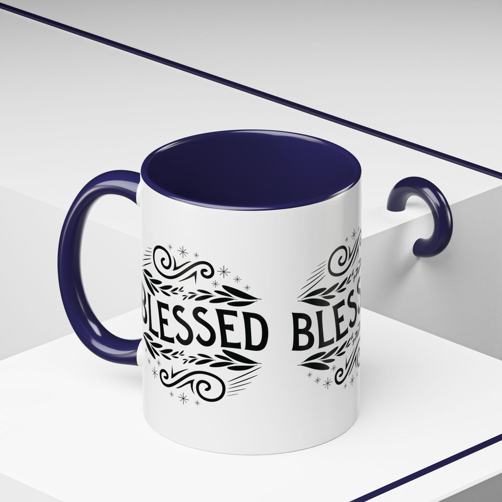 Blessed Accent Coffee Mug - Inspirational Design