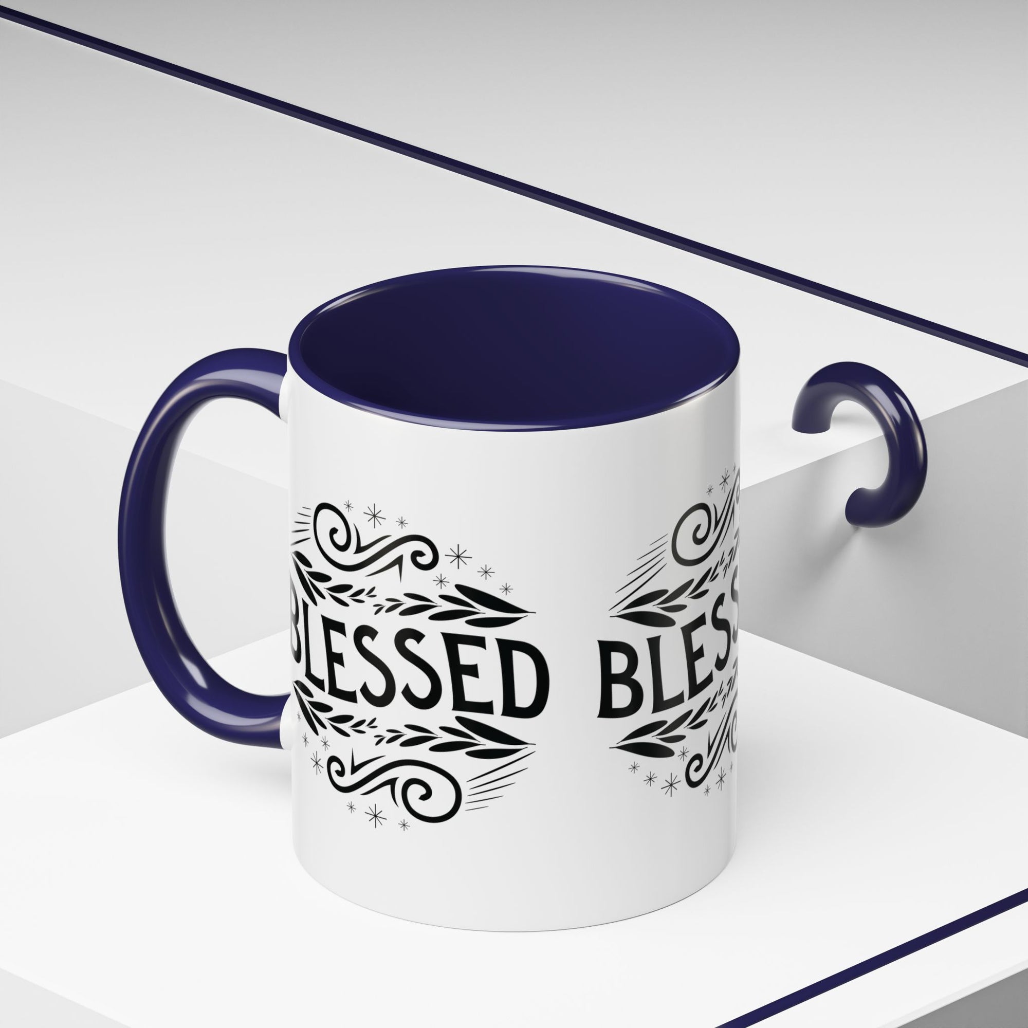 Blessed Accent Coffee Mug - Inspirational Design