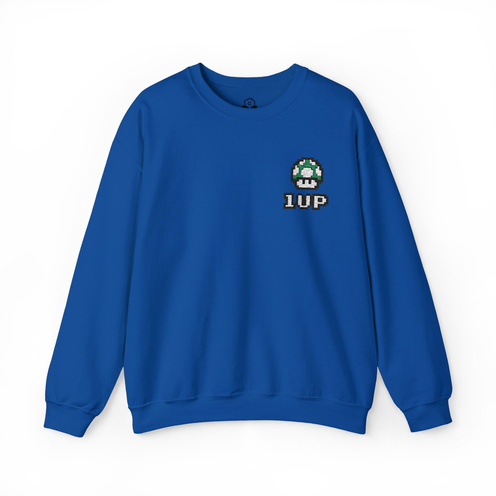 1UP Mushroom - Unisex Heavy Blend™ Crewneck Sweatshirt