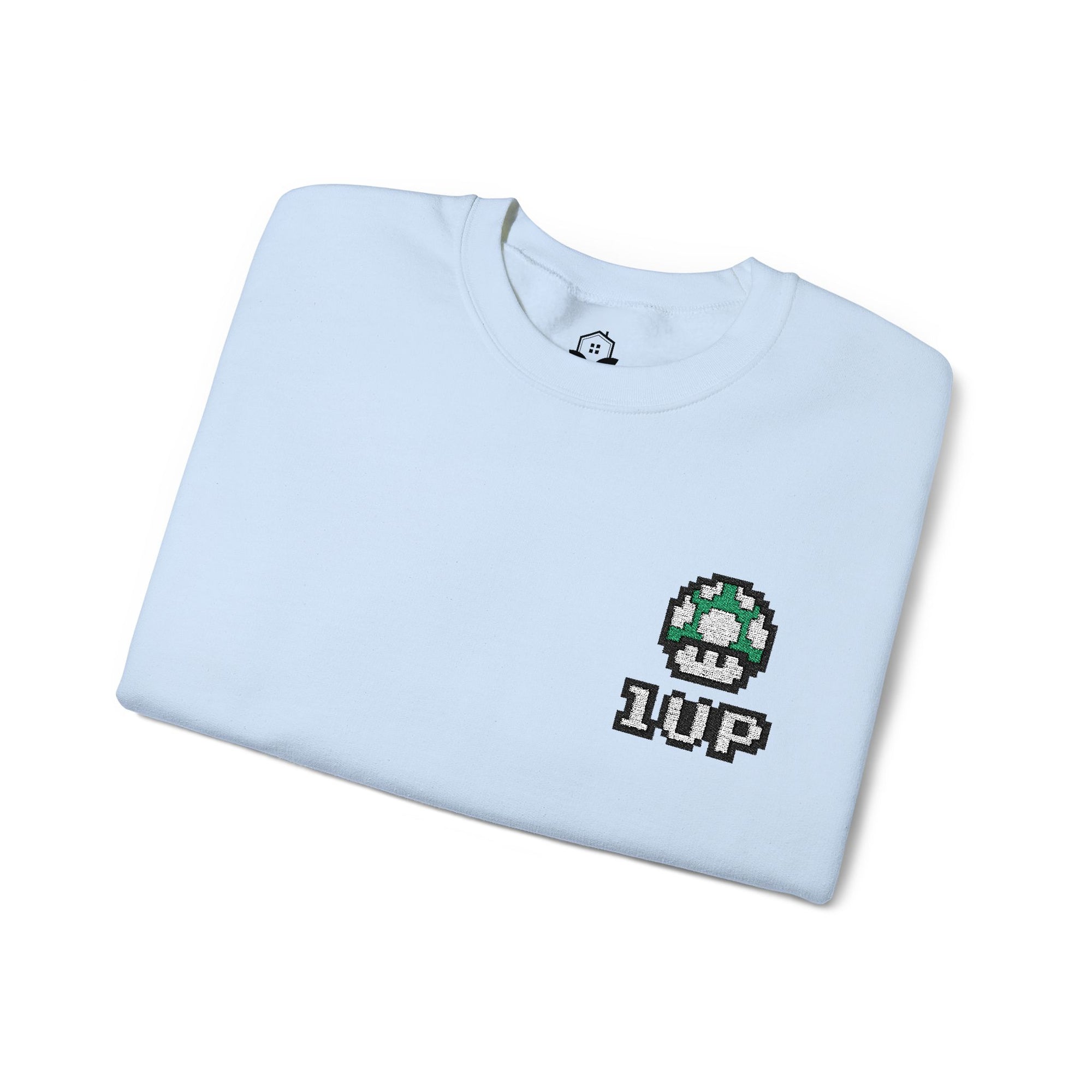 1UP Mushroom - Unisex Heavy Blend™ Crewneck Sweatshirt