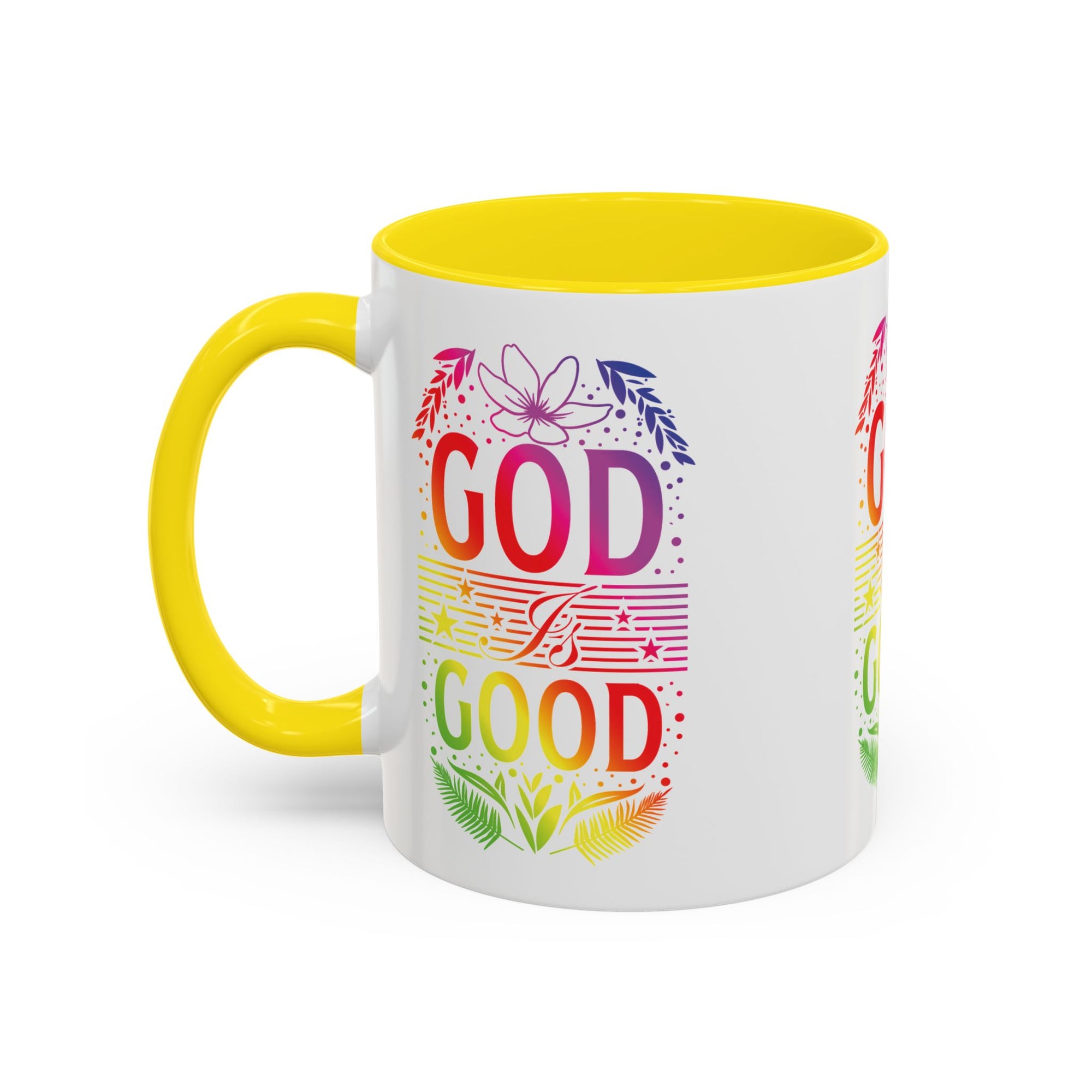 God is Good Accent Coffee Mug - Inspirational Design