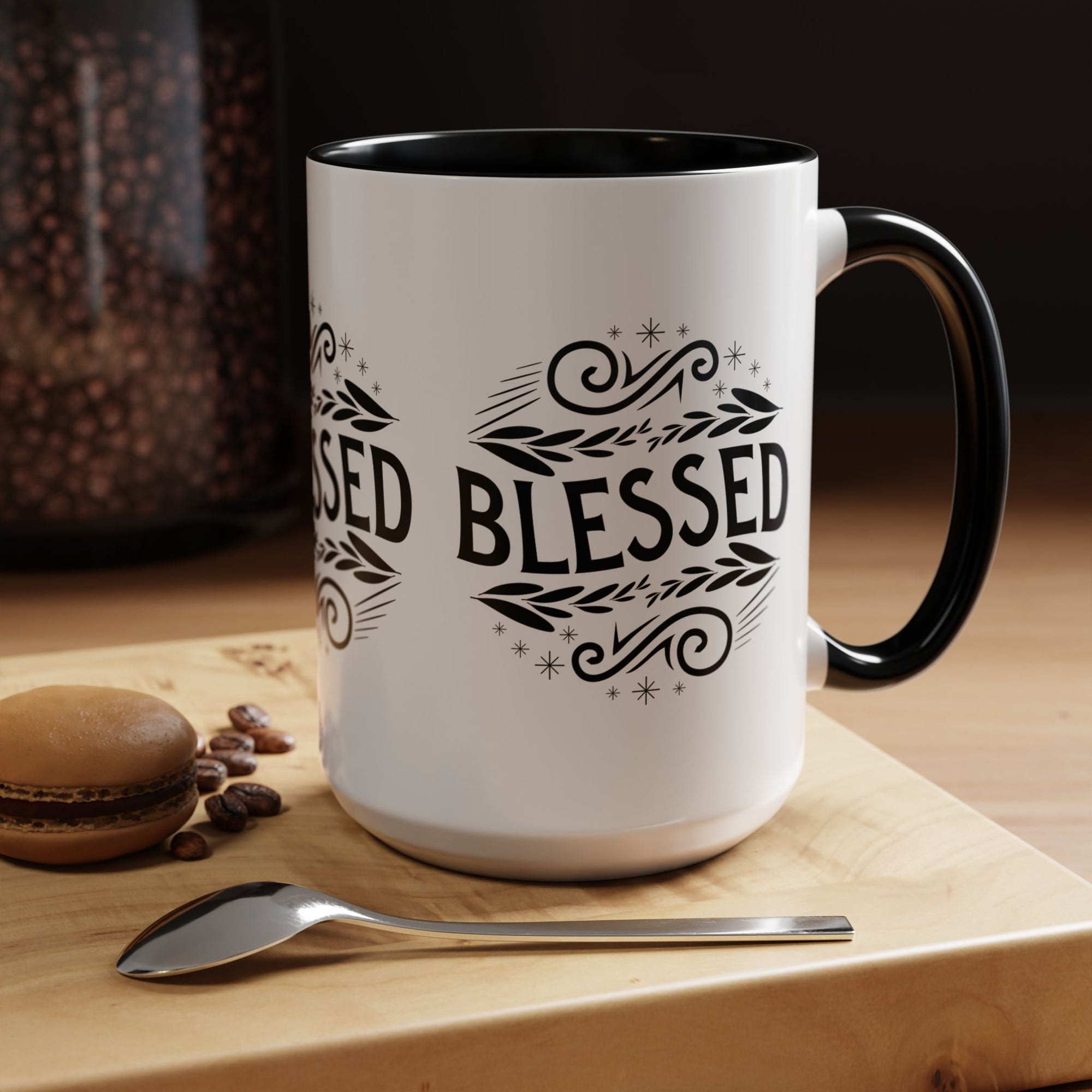 Blessed Accent Coffee Mug - Inspirational Design