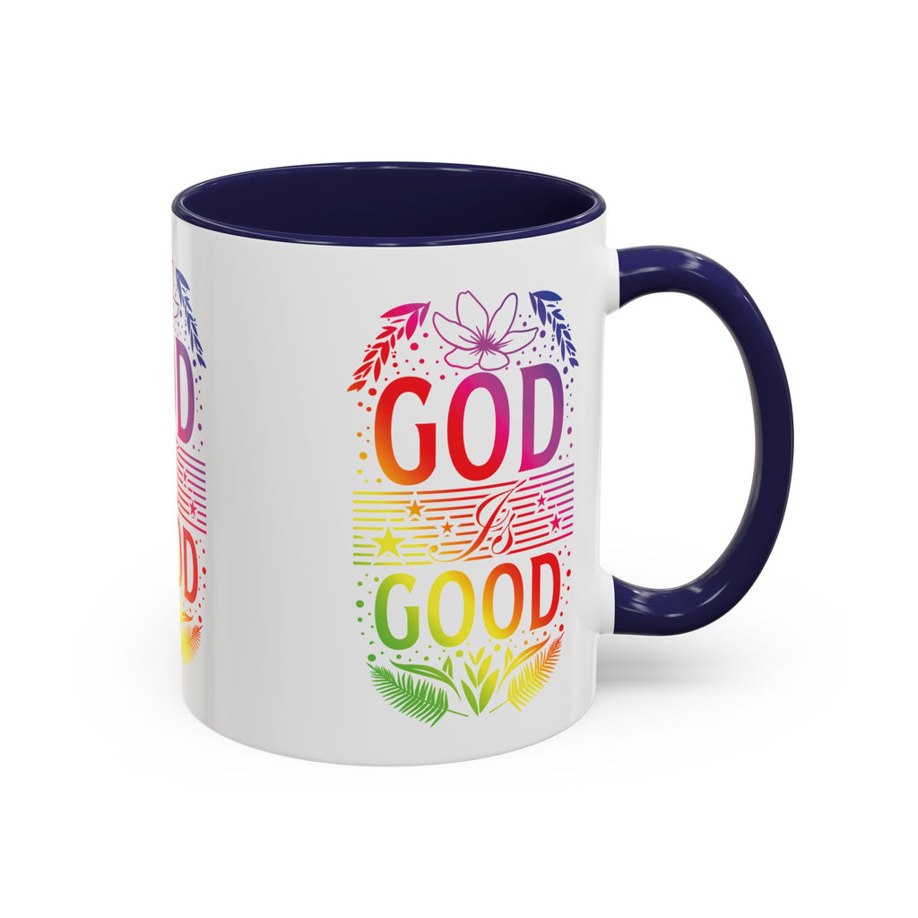 God is Good Accent Coffee Mug - Inspirational Design