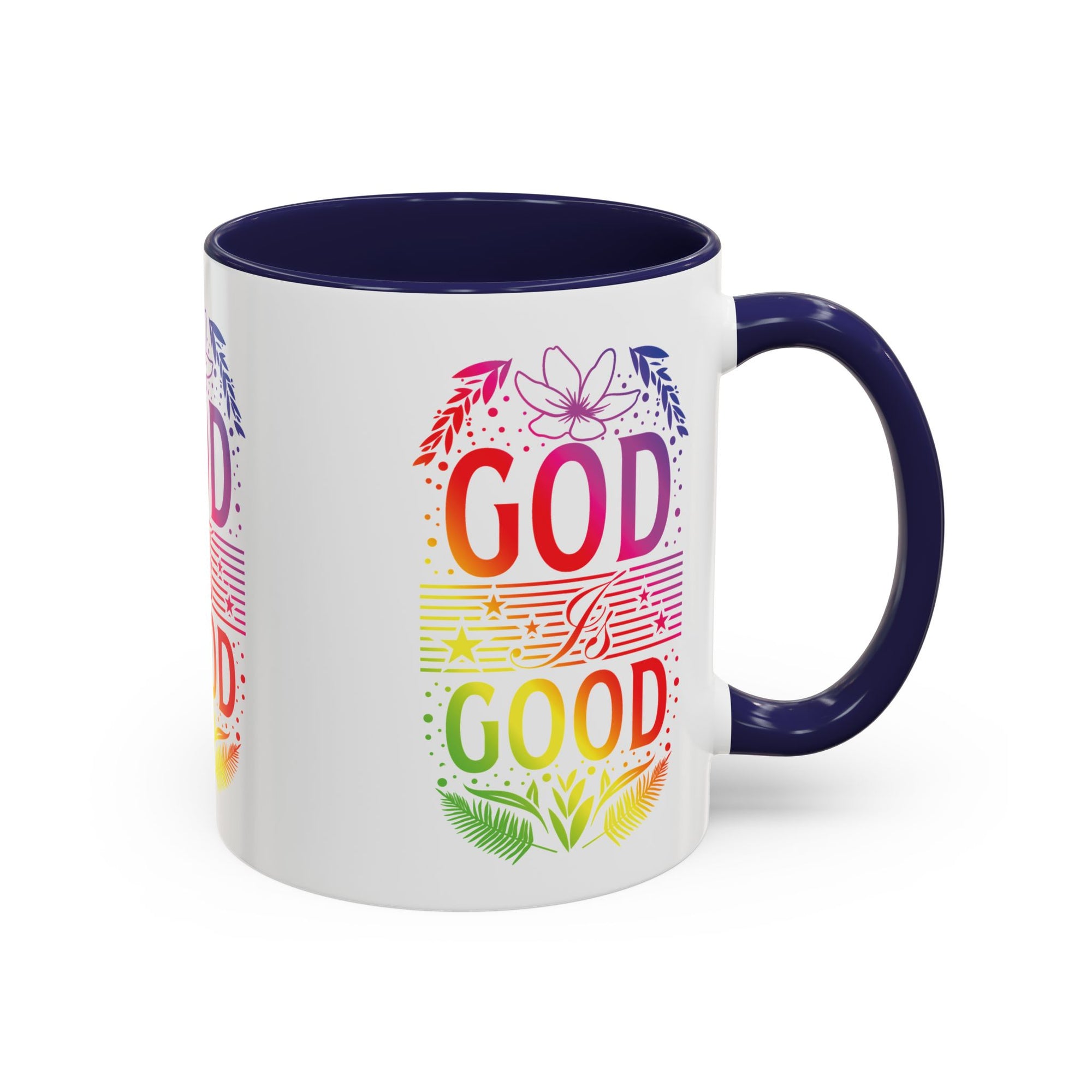 God is Good Accent Coffee Mug - Inspirational Design