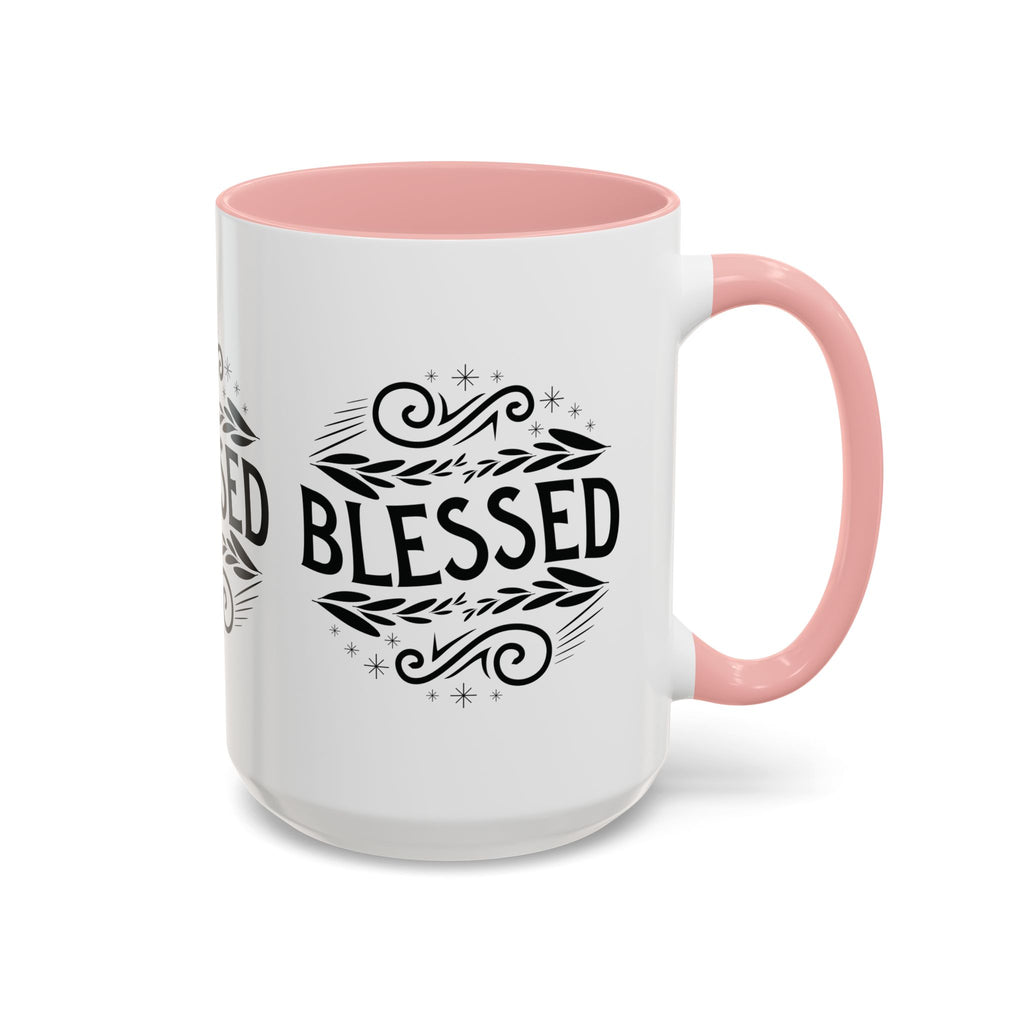Blessed Accent Coffee Mug - Inspirational Design