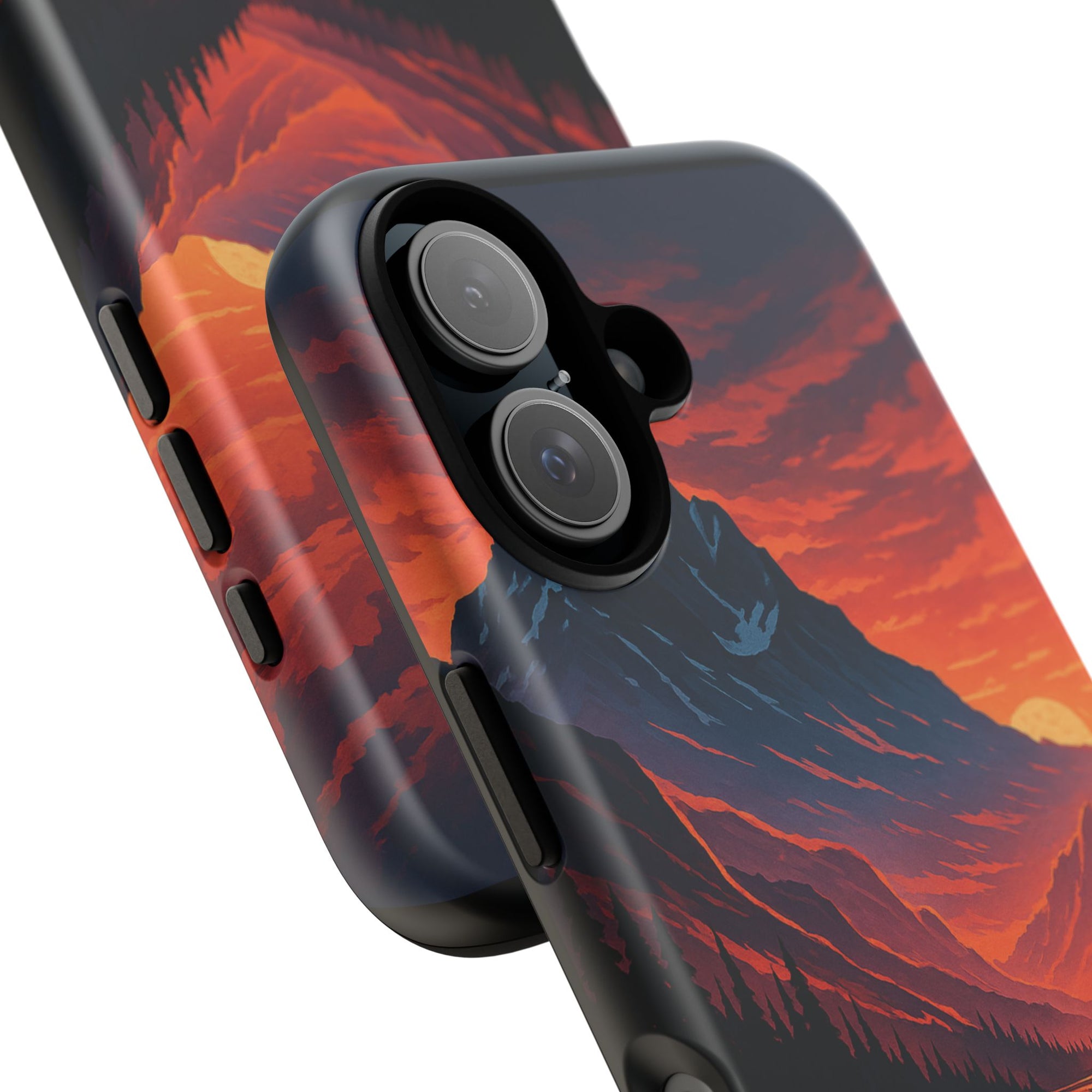 Mountain Sunset Phone Case, Nature Inspired Case, Tough Cases, Gift for Adventurers, Phone Accessories
