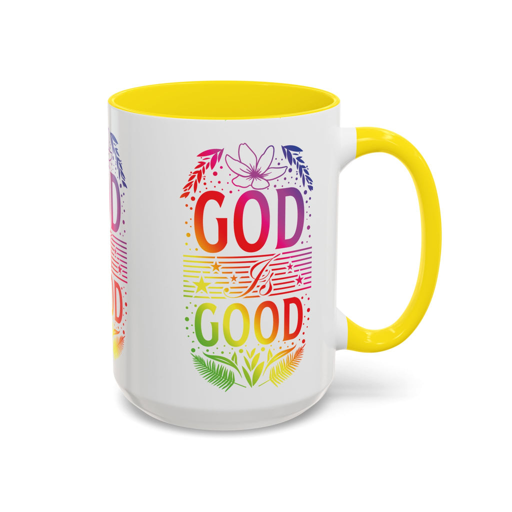 God is Good Accent Coffee Mug - Inspirational Design