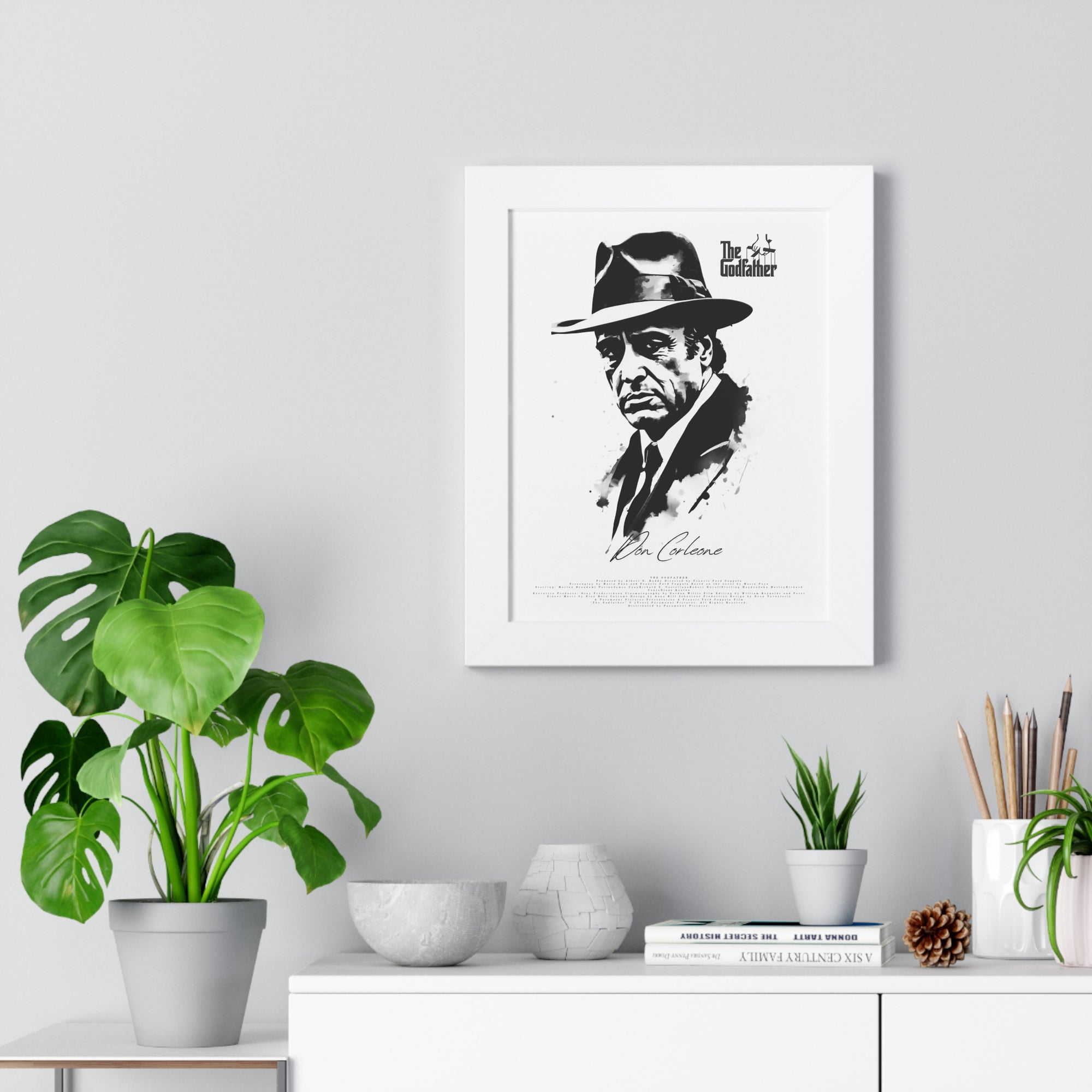 Don Corleone Framed Vertical Poster