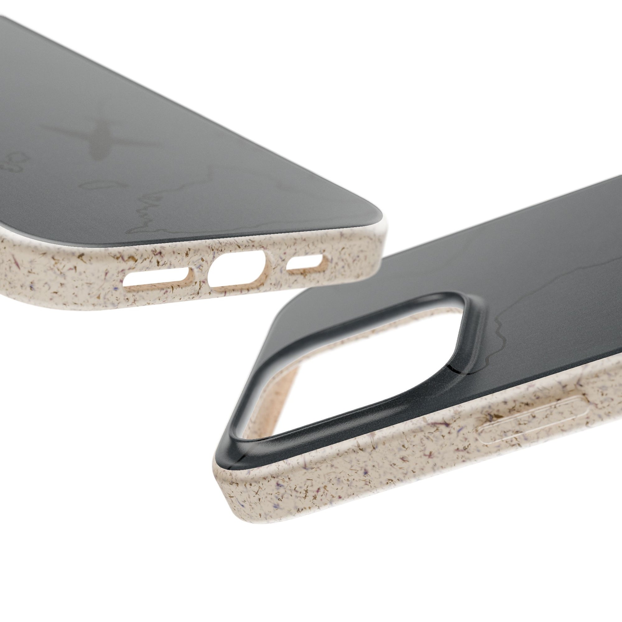 Airplane Map Biodegradable Phone Case, Eco-Friendly Phone Cover, Travel Gift, Sustainable Accessory, Nature Lover Gift