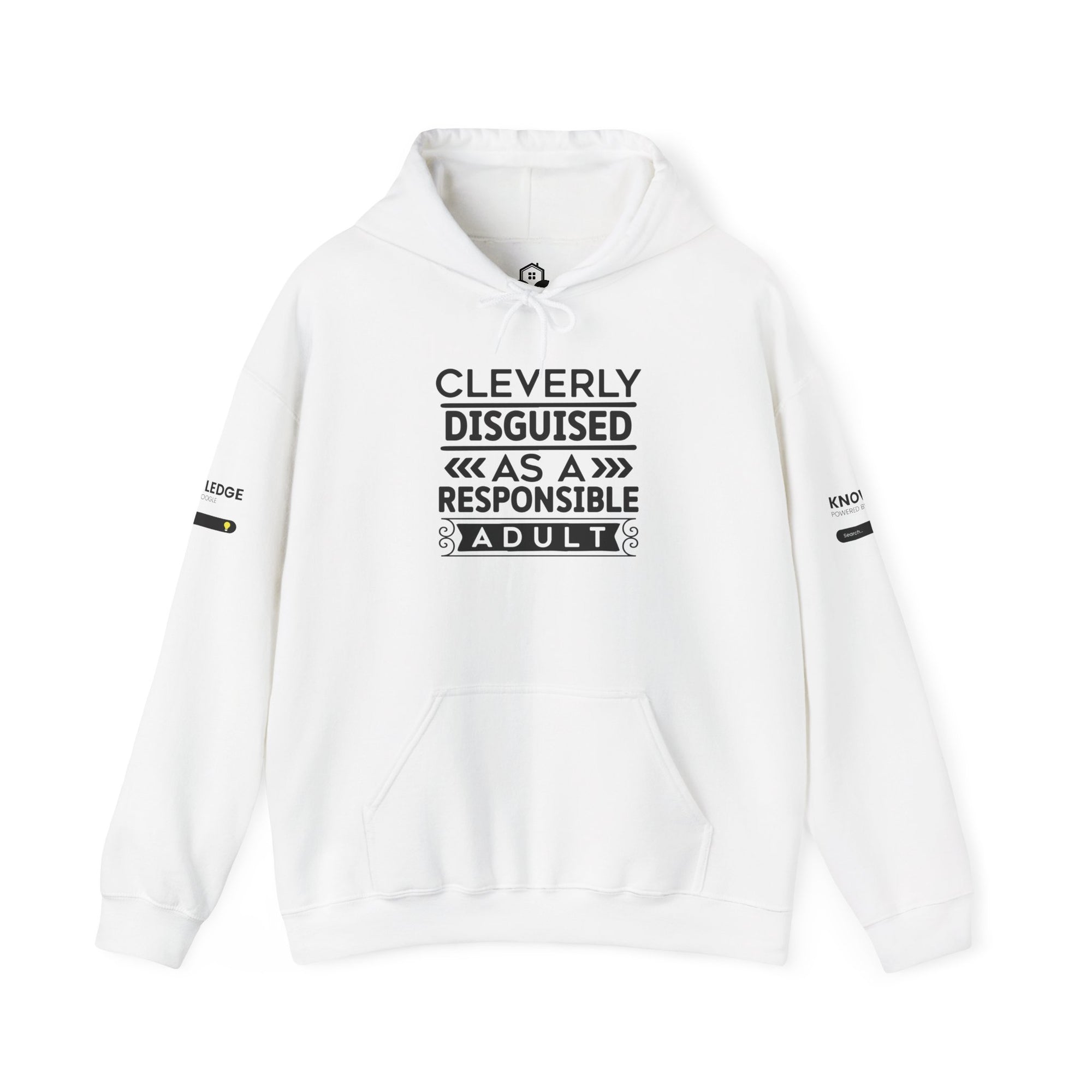 Cleverly Disguised Adult Hoodie - Unisex Heavy Blend Sweatshirt