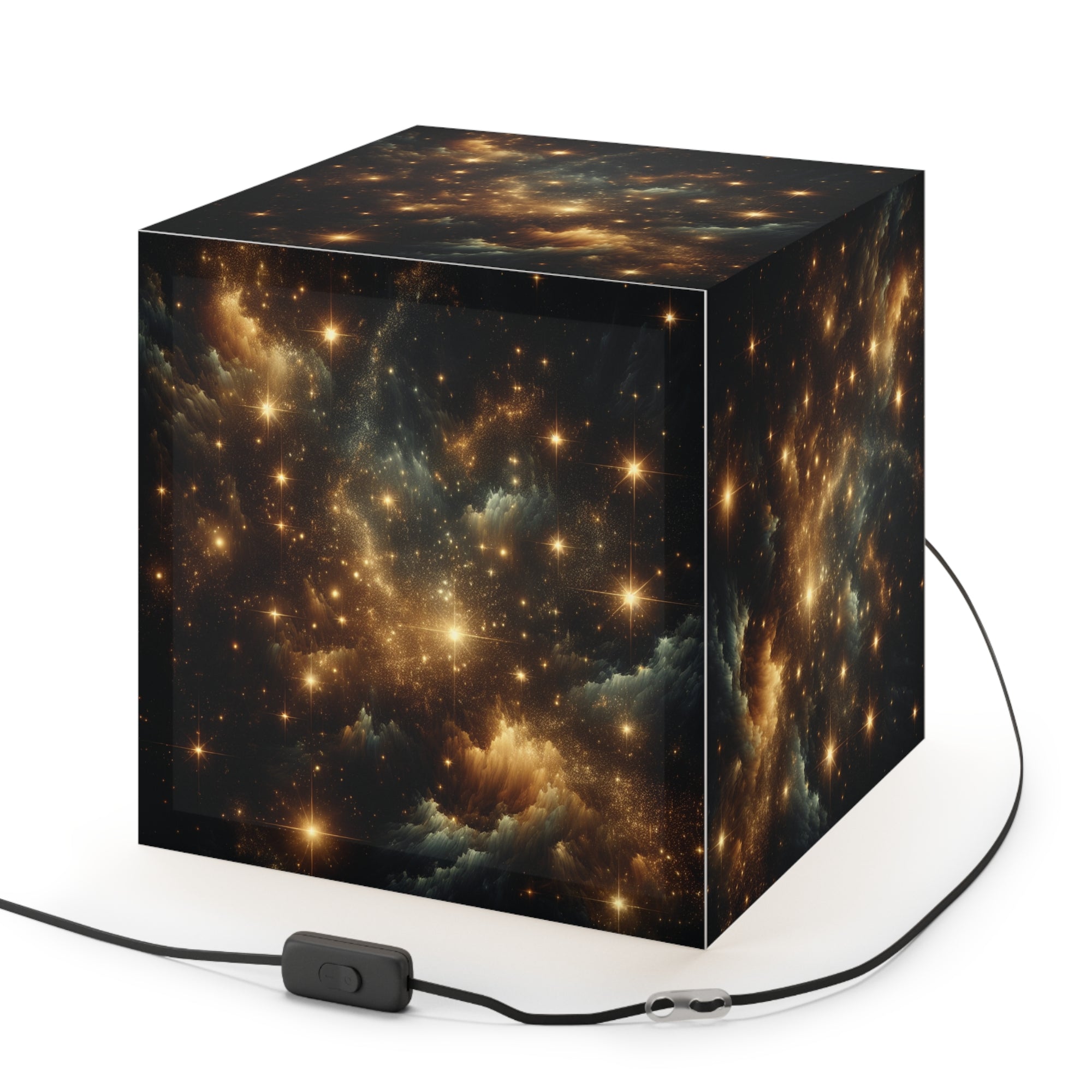 Cosmic Light Cube Lamp - Starry Night Home Decor