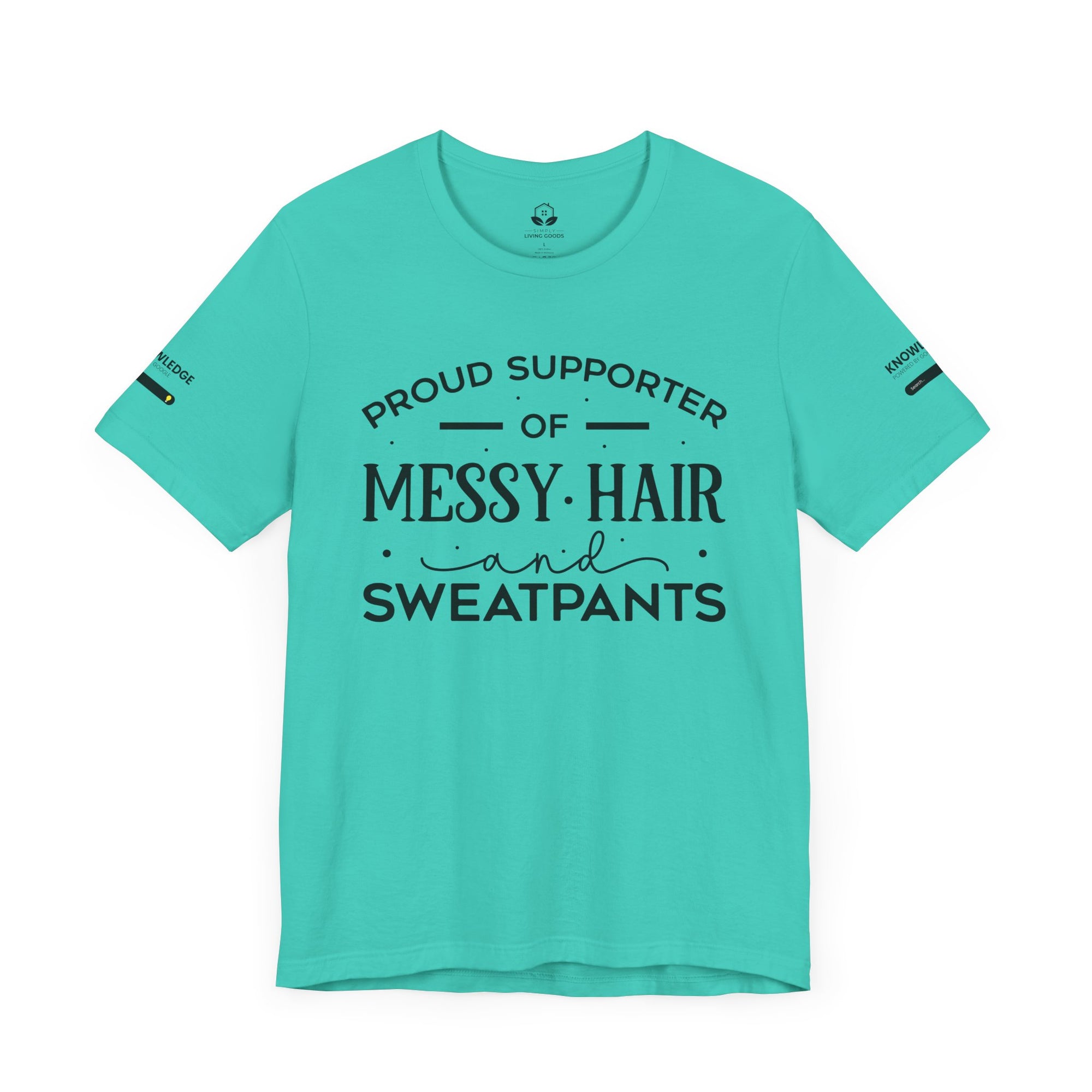 Unisex Jersey Tee with 'Messy Hair' Quote - Perfect for Everyday Wear