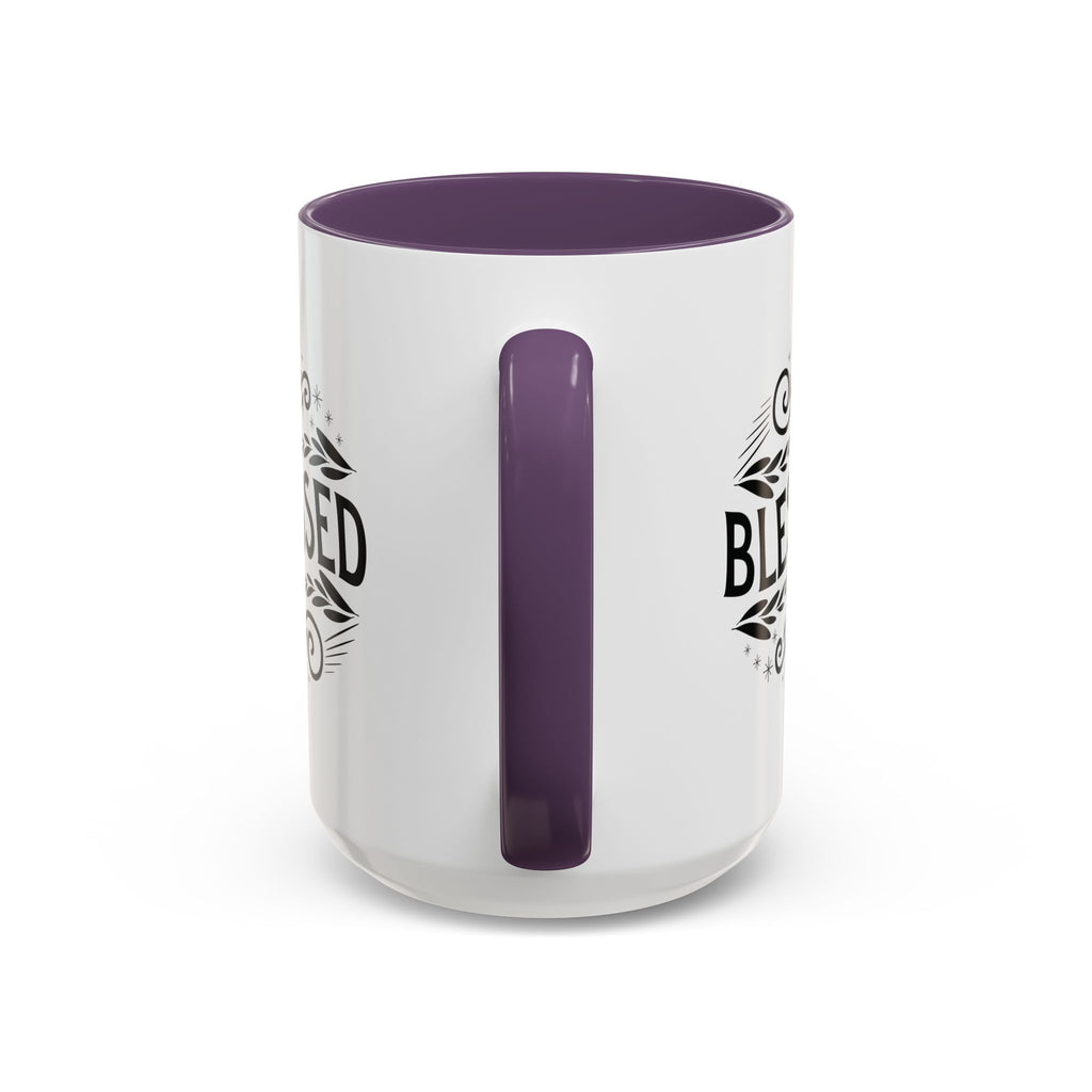 Blessed Accent Coffee Mug - Inspirational Design