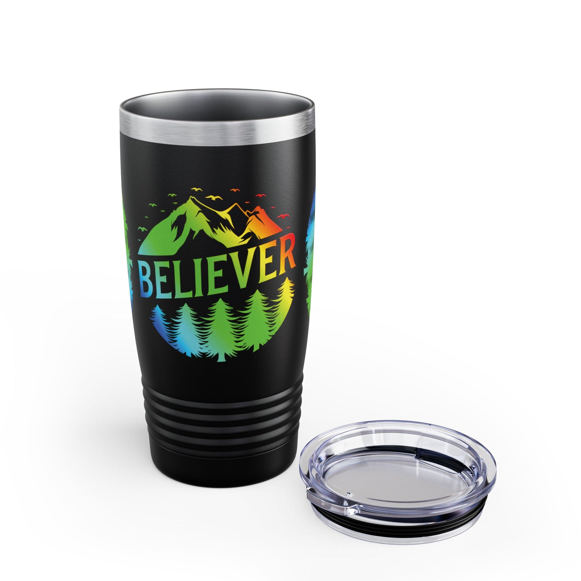Believer Ringneck Tumbler - 20oz Inspirational Travel Mug