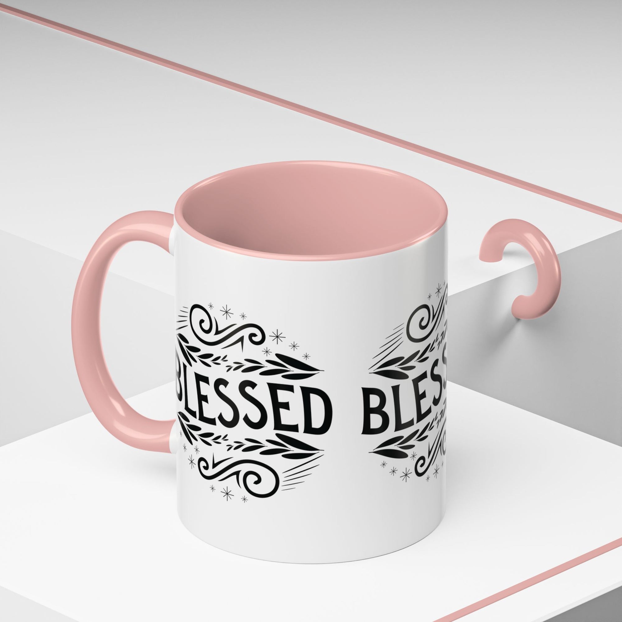Blessed Accent Coffee Mug - Inspirational Design