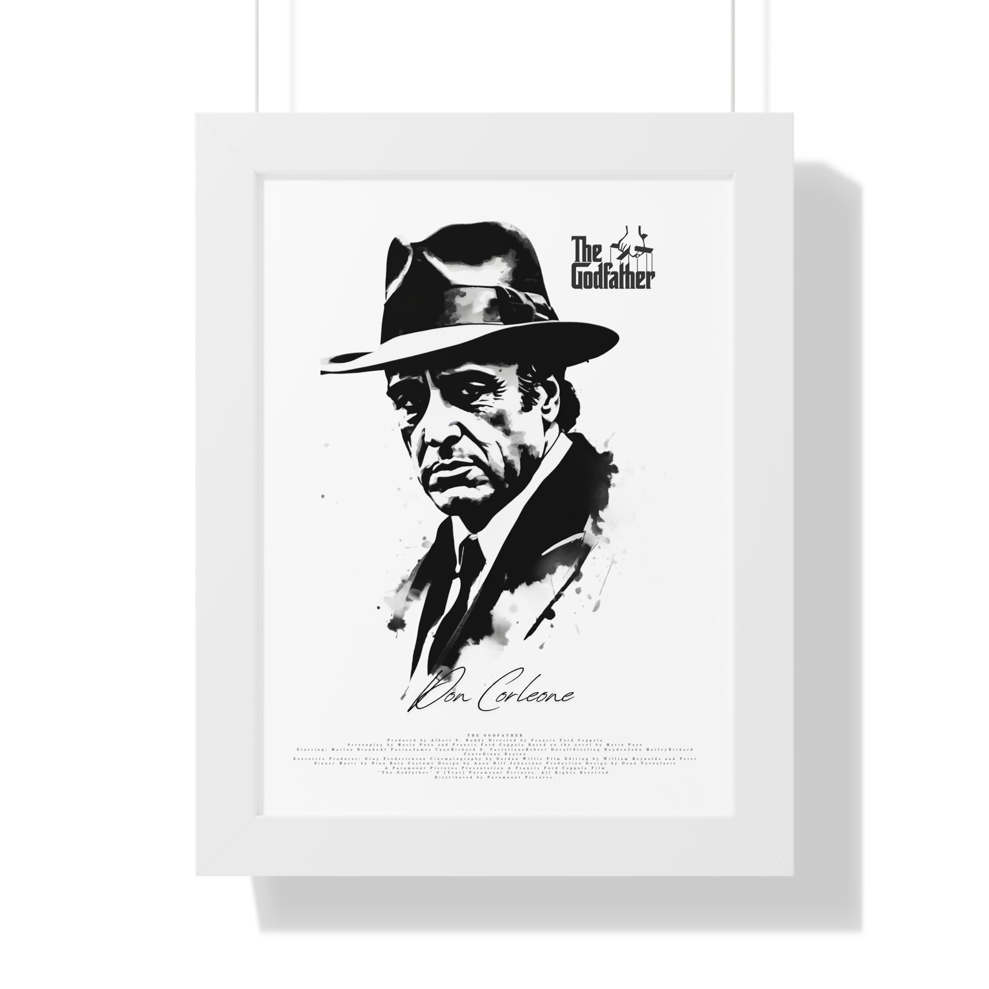 Don Corleone Framed Vertical Poster