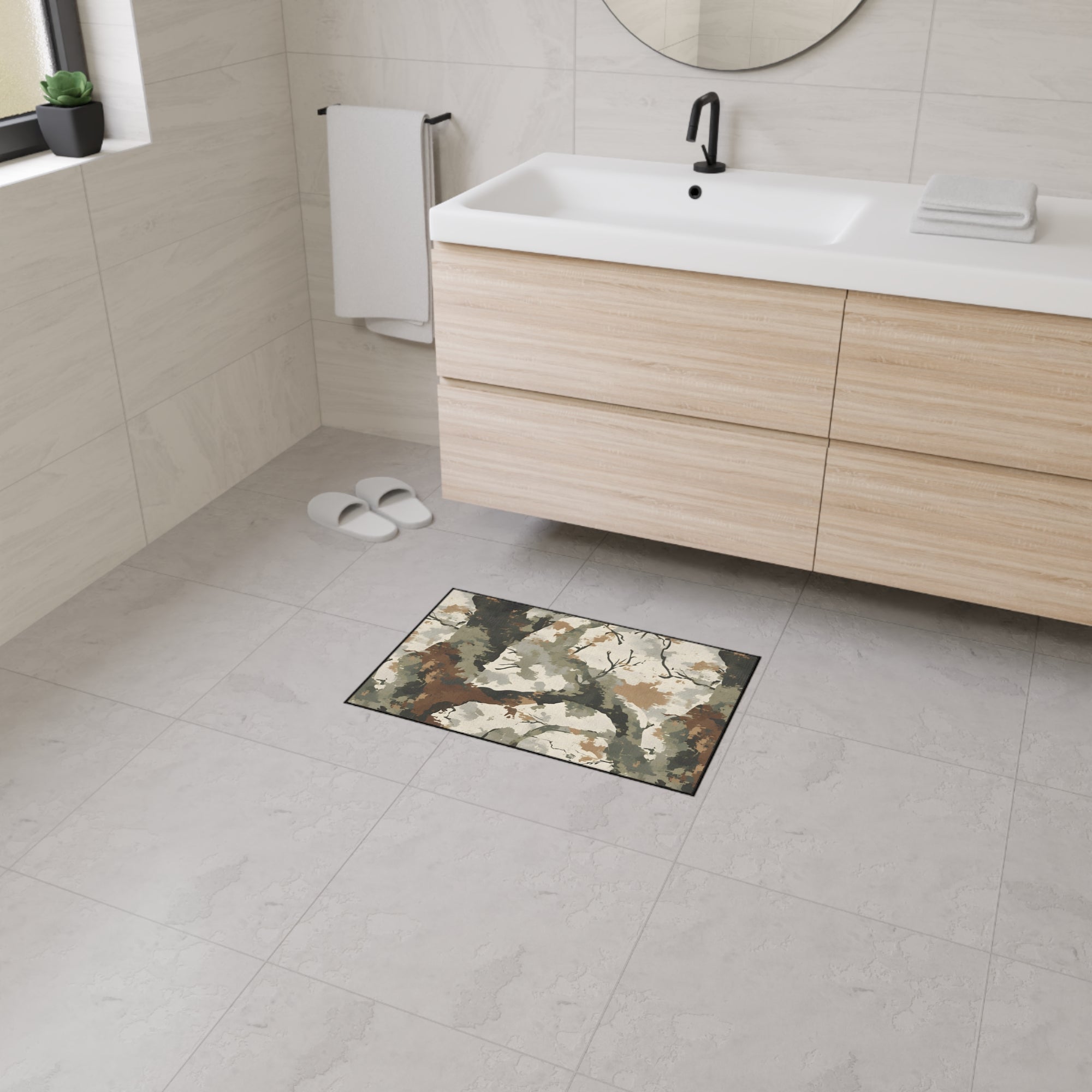 Camo Heavy Duty Floor Mat - Durable & Stylish Home Decor for Indoor/Outdoor Use