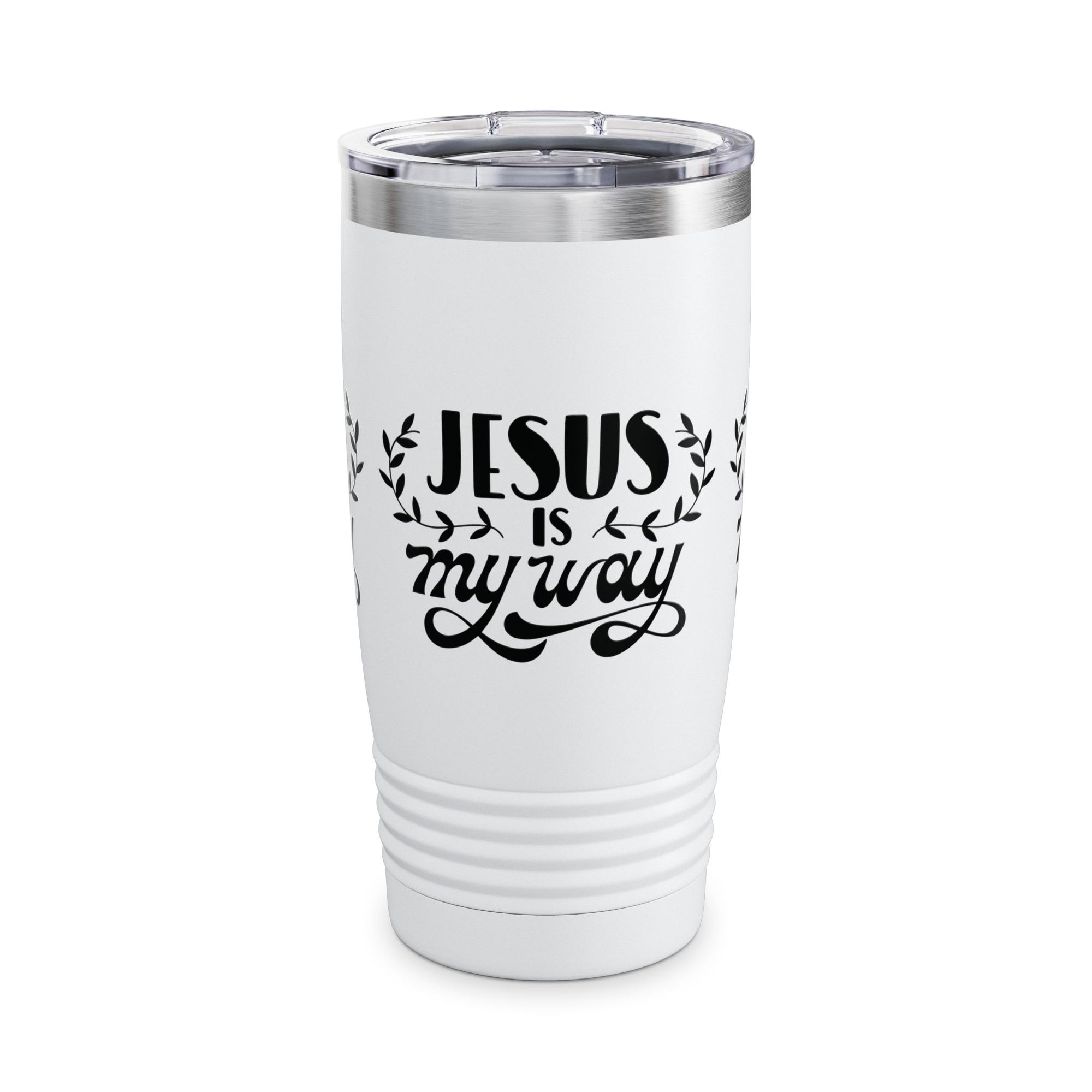 Jesus is My Way Ringneck Tumbler - 20oz Inspirational Travel Mug