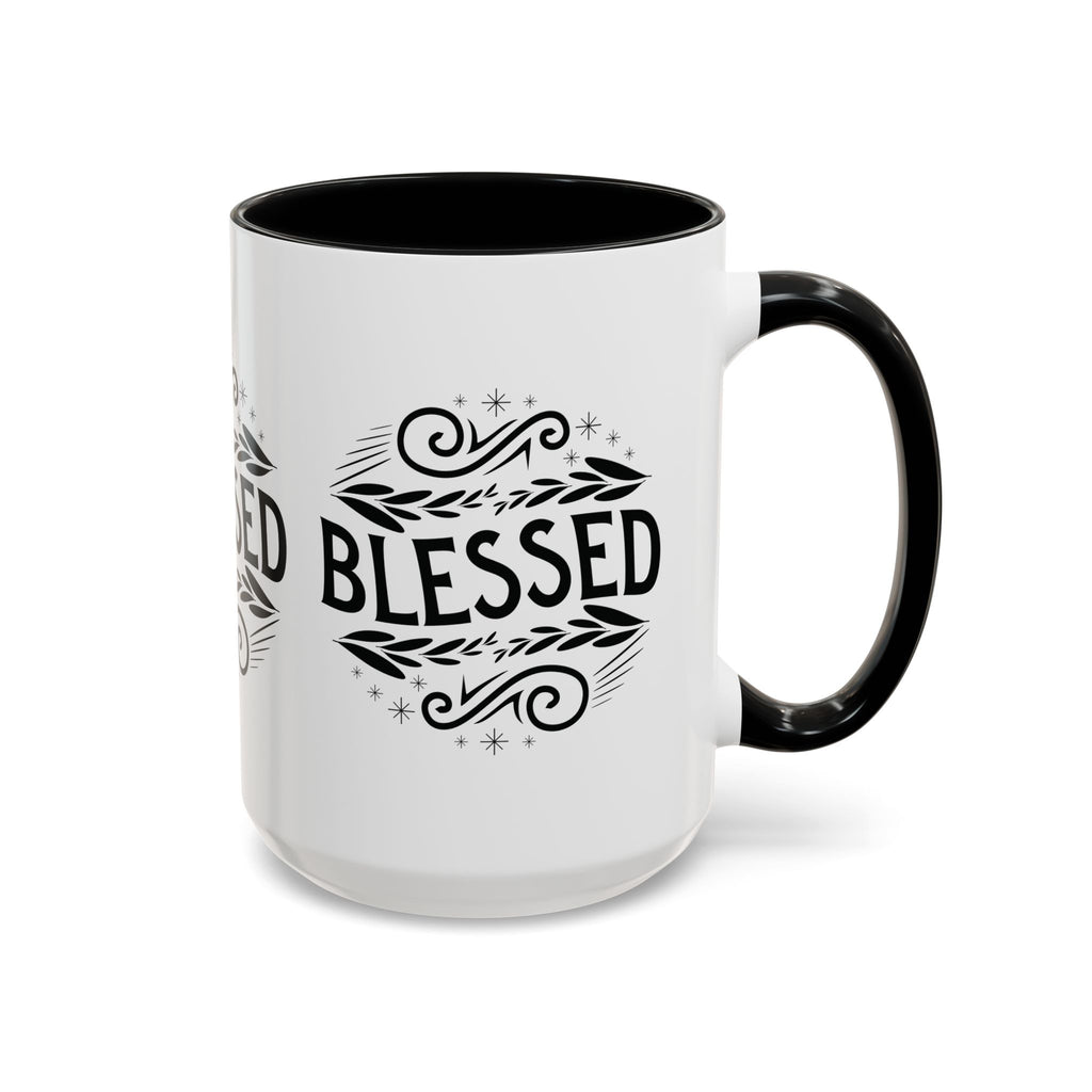 Blessed Accent Coffee Mug - Inspirational Design