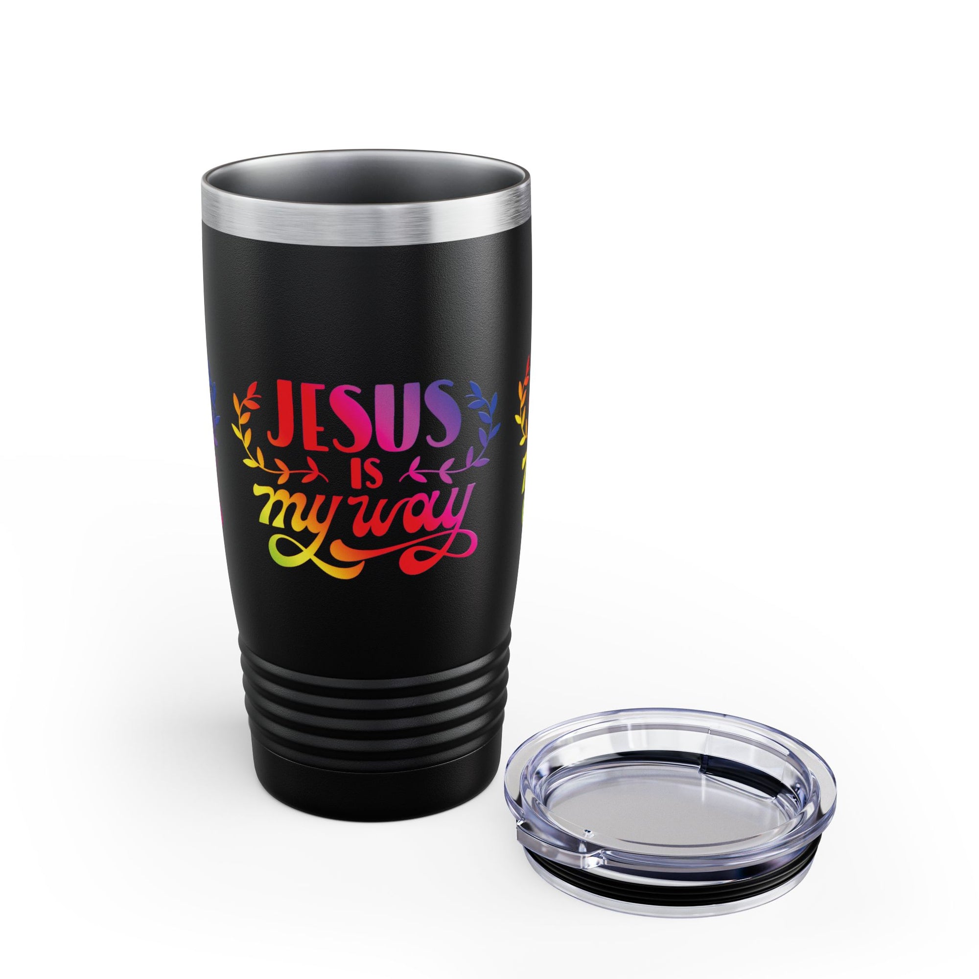 Jesus is My Way Ringneck Tumbler - 20oz Inspirational Travel Mug
