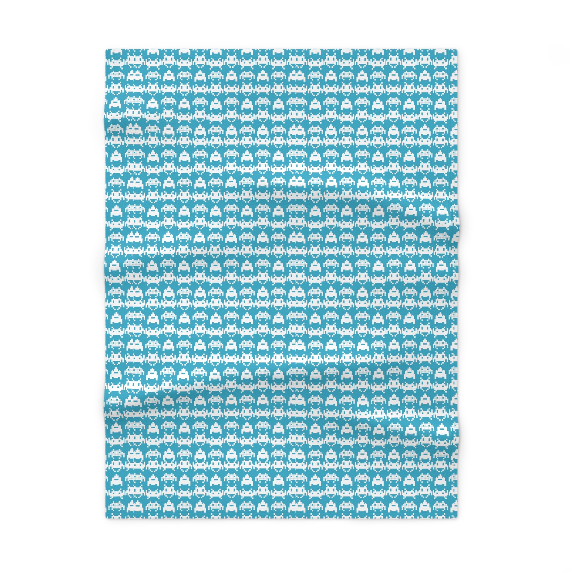 Pixel Art Alien Baby Blanket - Soft Fleece for Cozy Adventures