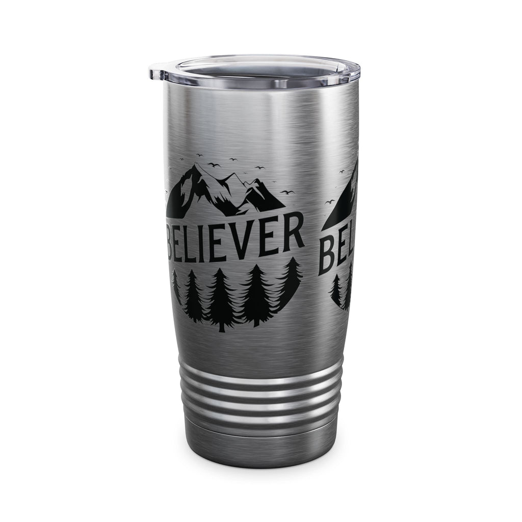 Believer Ringneck Tumbler - 20oz Inspirational Travel Mug