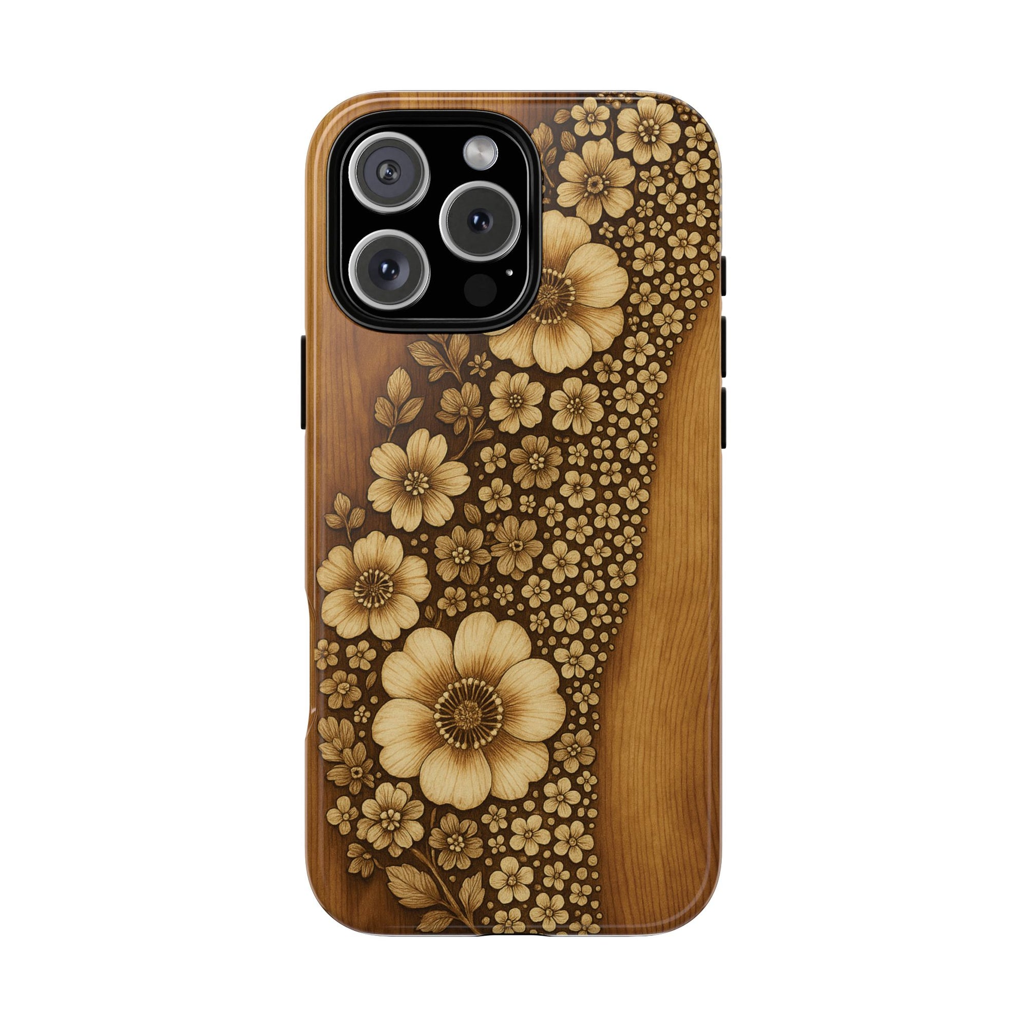 Floral Phone Case - Tough Cases, Protective Cover, Floral Design, Nature Lover Gift, Phone Accessory, Trendy Gadget