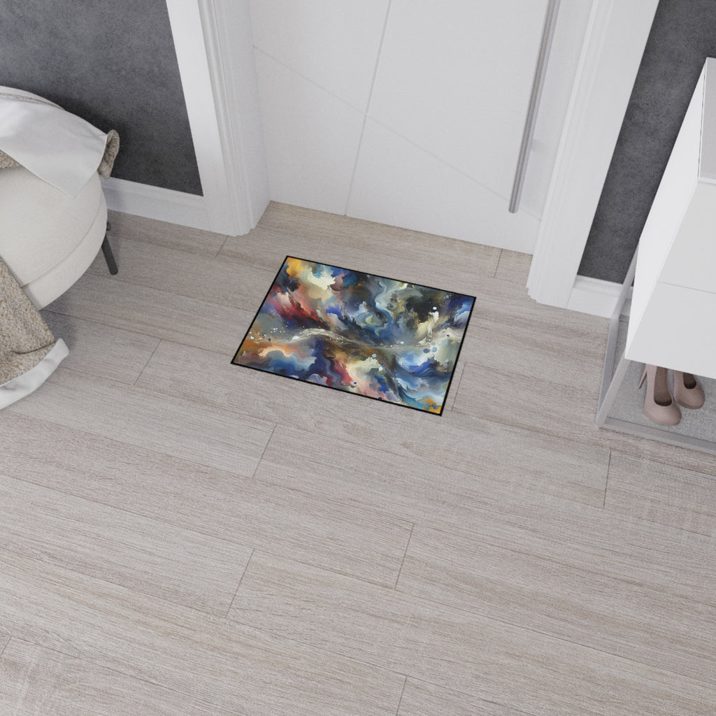 Abstract Art Heavy Duty Floor Mat - Stylish Non-Slip Area Rug for Home Decor