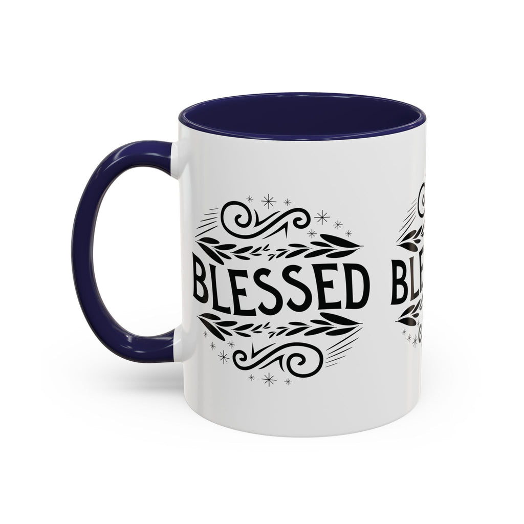 Blessed Accent Coffee Mug - Inspirational Design