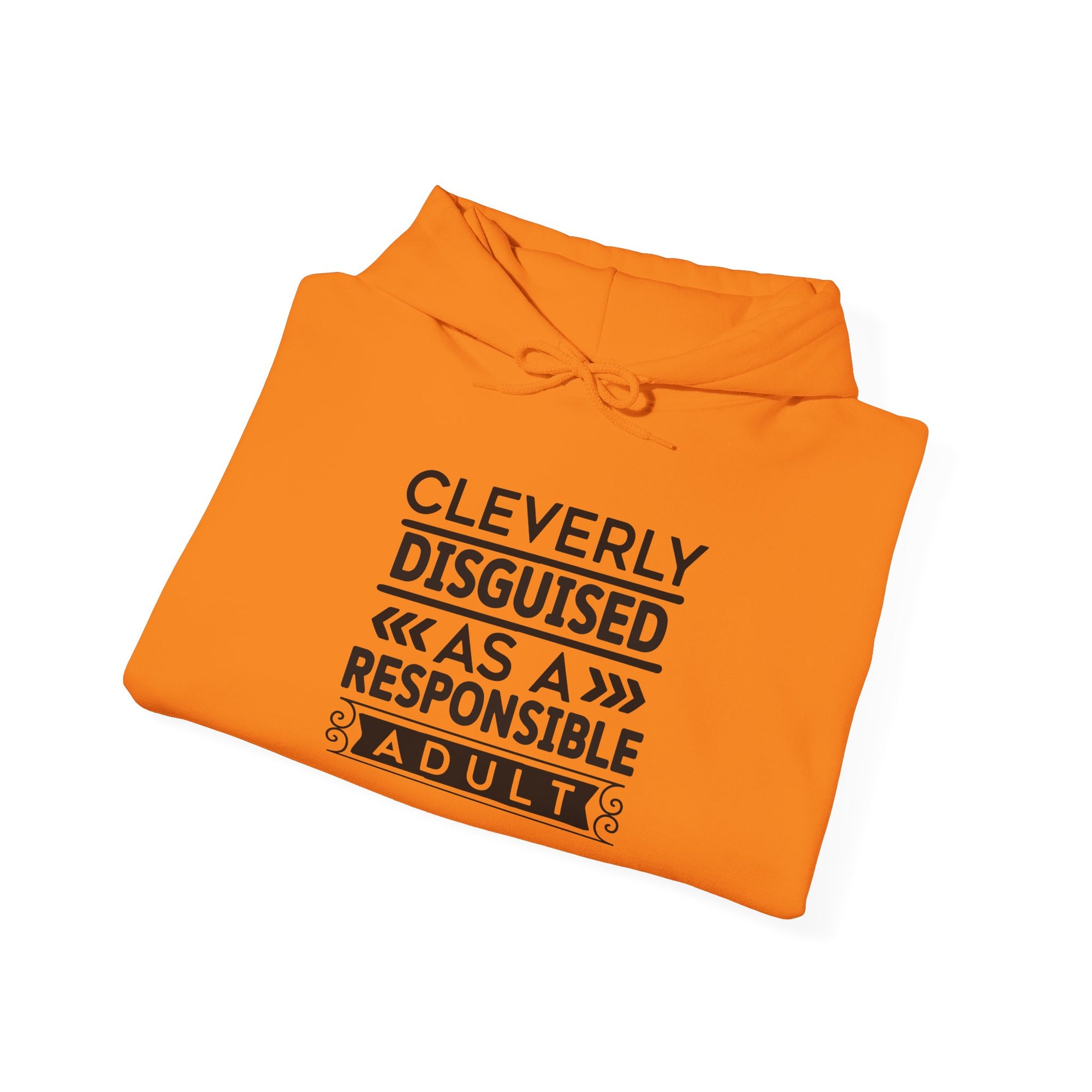 Cleverly Disguised Adult Hoodie - Unisex Heavy Blend Sweatshirt